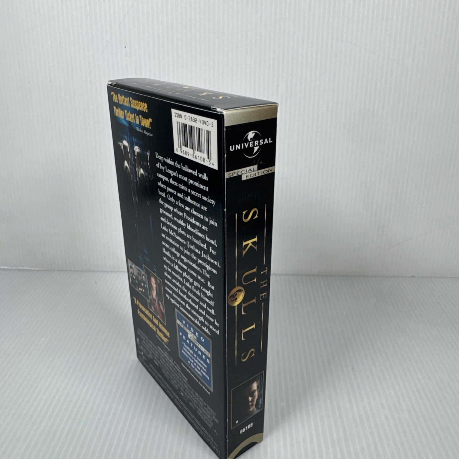 The Skulls (VHS, 2001) Joshua Jackson Paul Walker Psychological Thriller