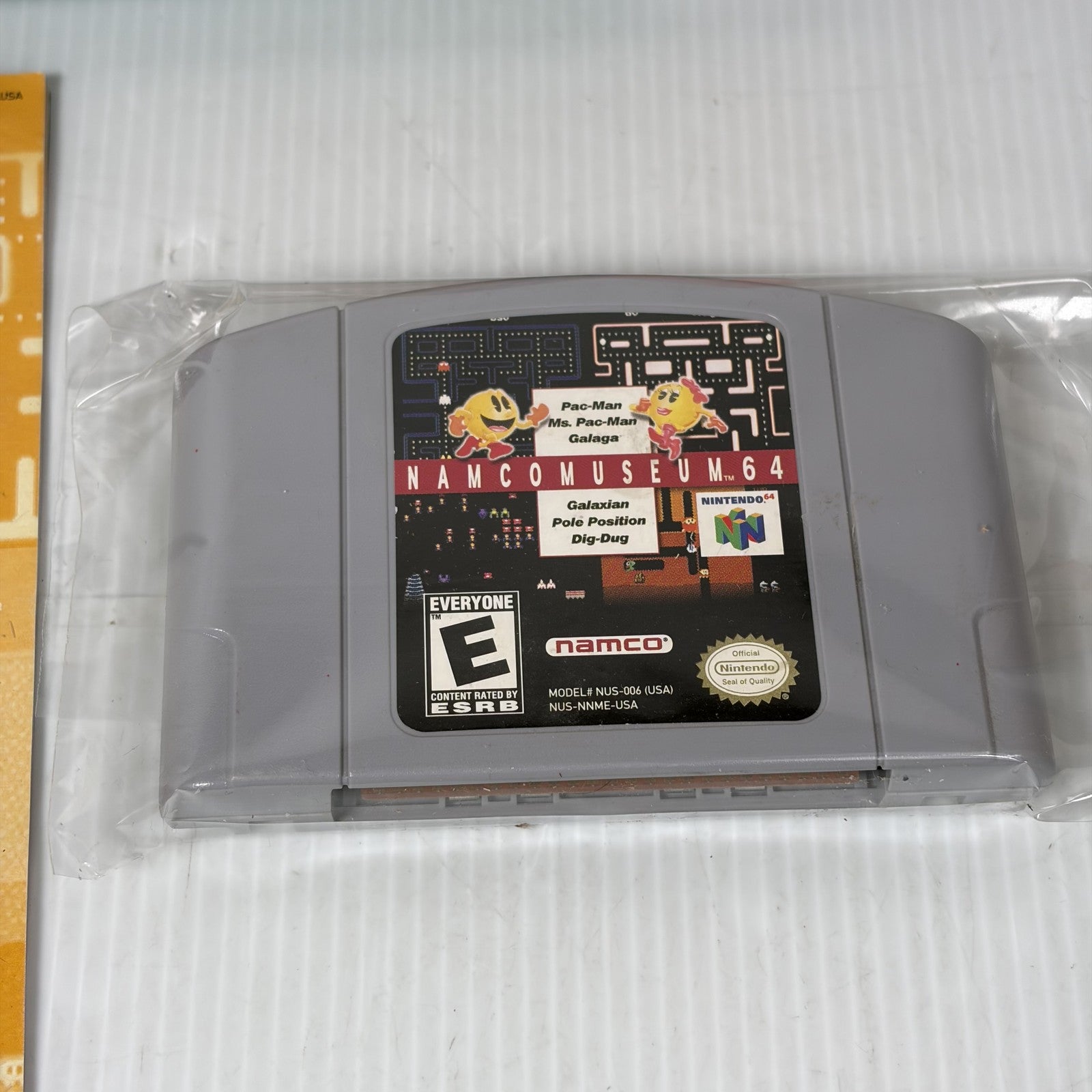 Namco Museum 64 Nintendo 64 N64 Pac-Man, Ms. Pac-Man, Galaga Complete In Box