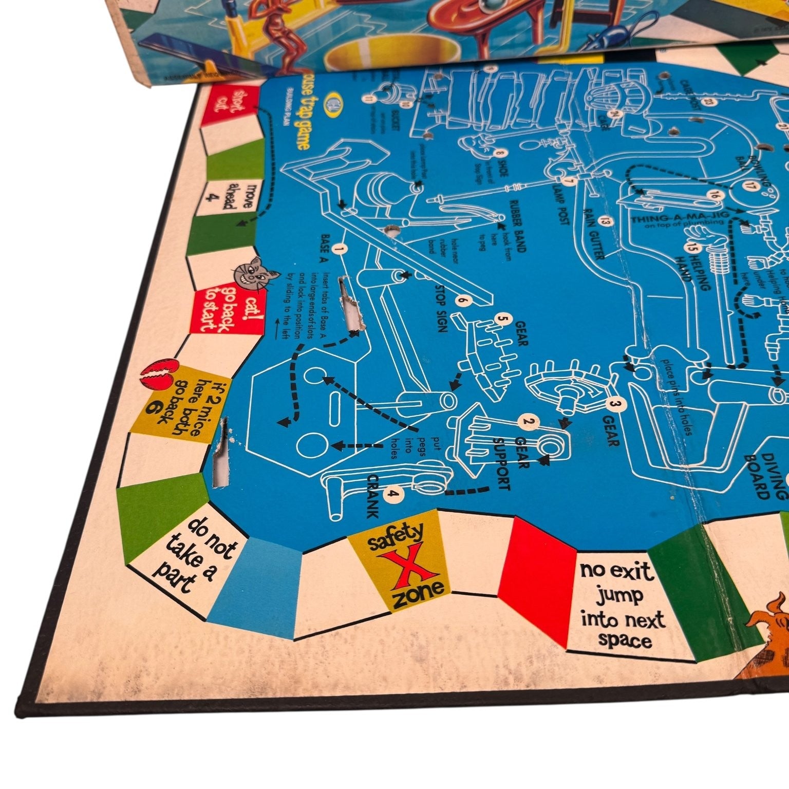 Vintage 1975 Mouse Trap Ideal Board Game 2-4 Players Ages 6+ Plastic