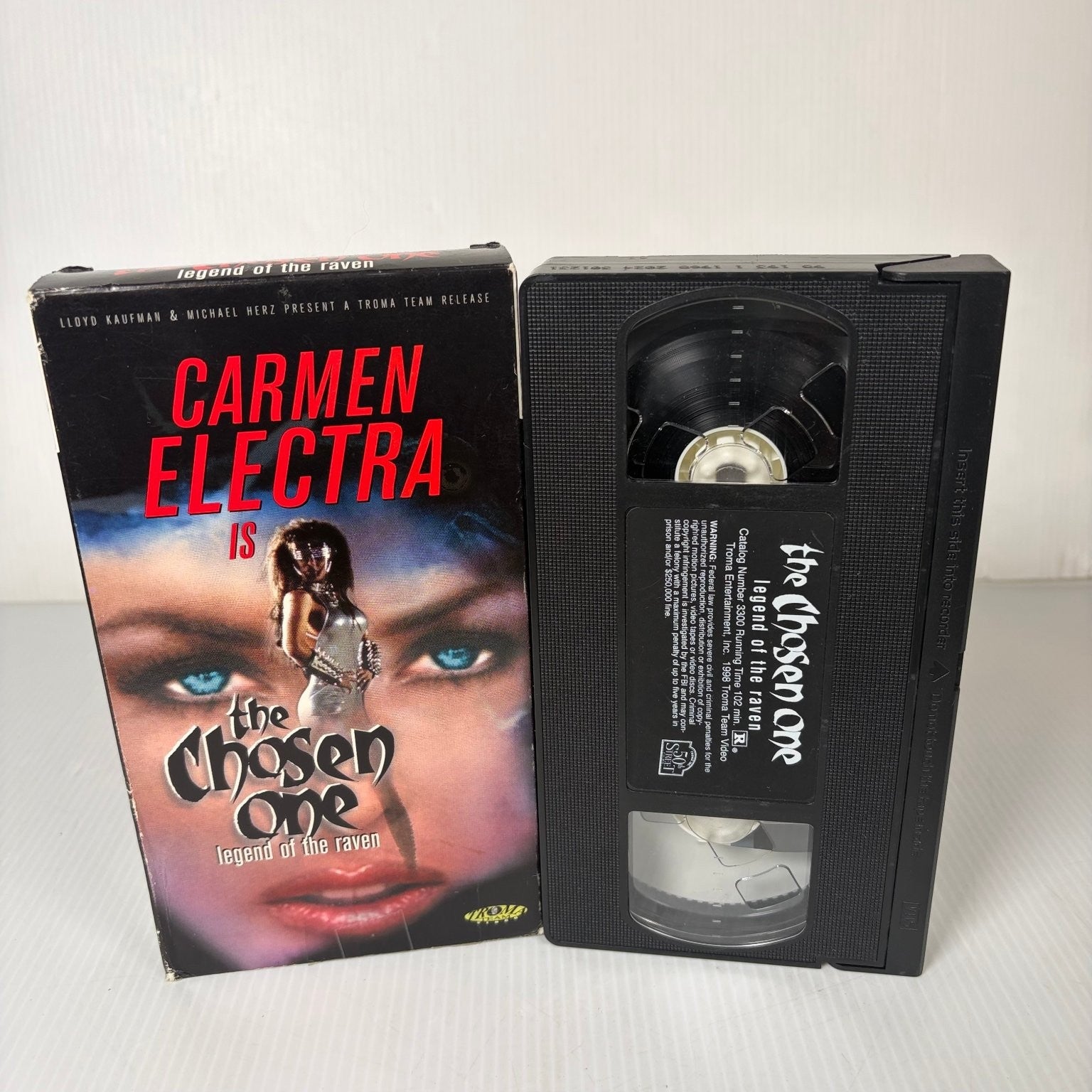 Carmen Electra is The Chosen One VHS 1998 Action Sci-Fi Troma Team Video