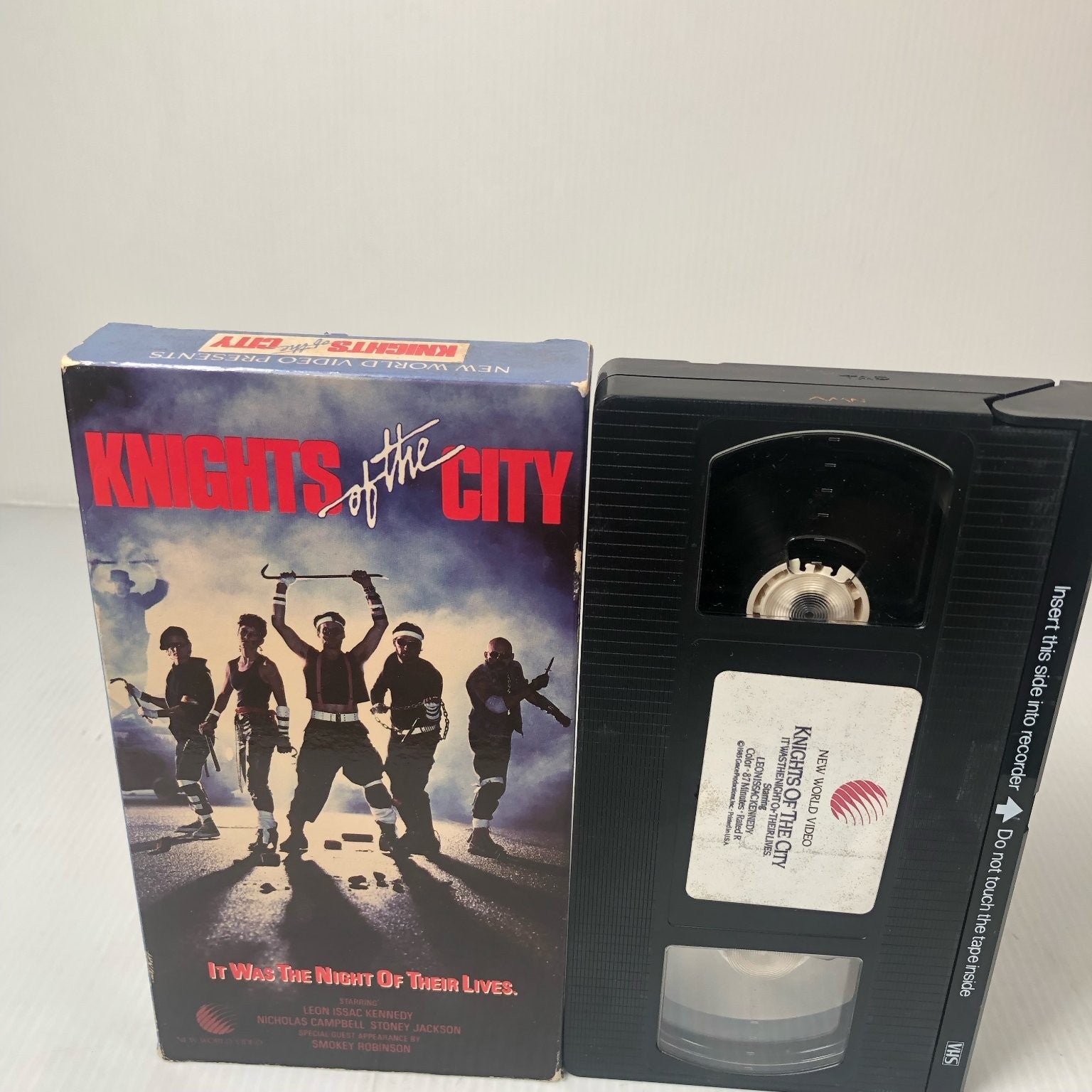 Knights of the City VHS 1986 Action Crime New World Video