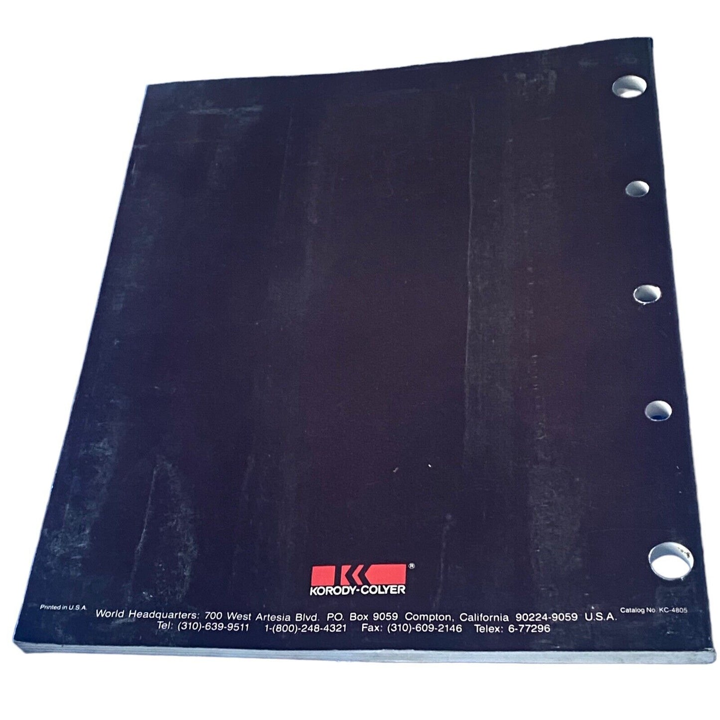 K-C Replacement Parts Catalog For Cummins C.I. Diesel Engines # KC-4805