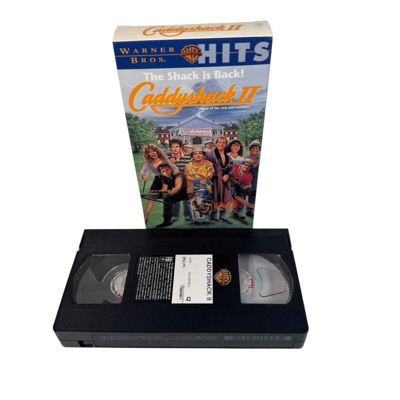 Vintage Caddyshack II VHS Tap Cult Classic Comedy Chevy Chase Dan Aykroyd