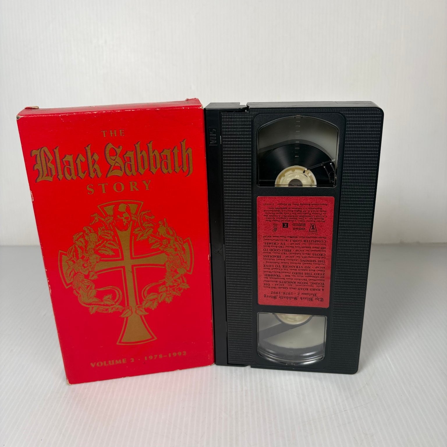 Black Sabbath Story Vol 2 VHS 1993 Heavy Metal Music Documentary Warner