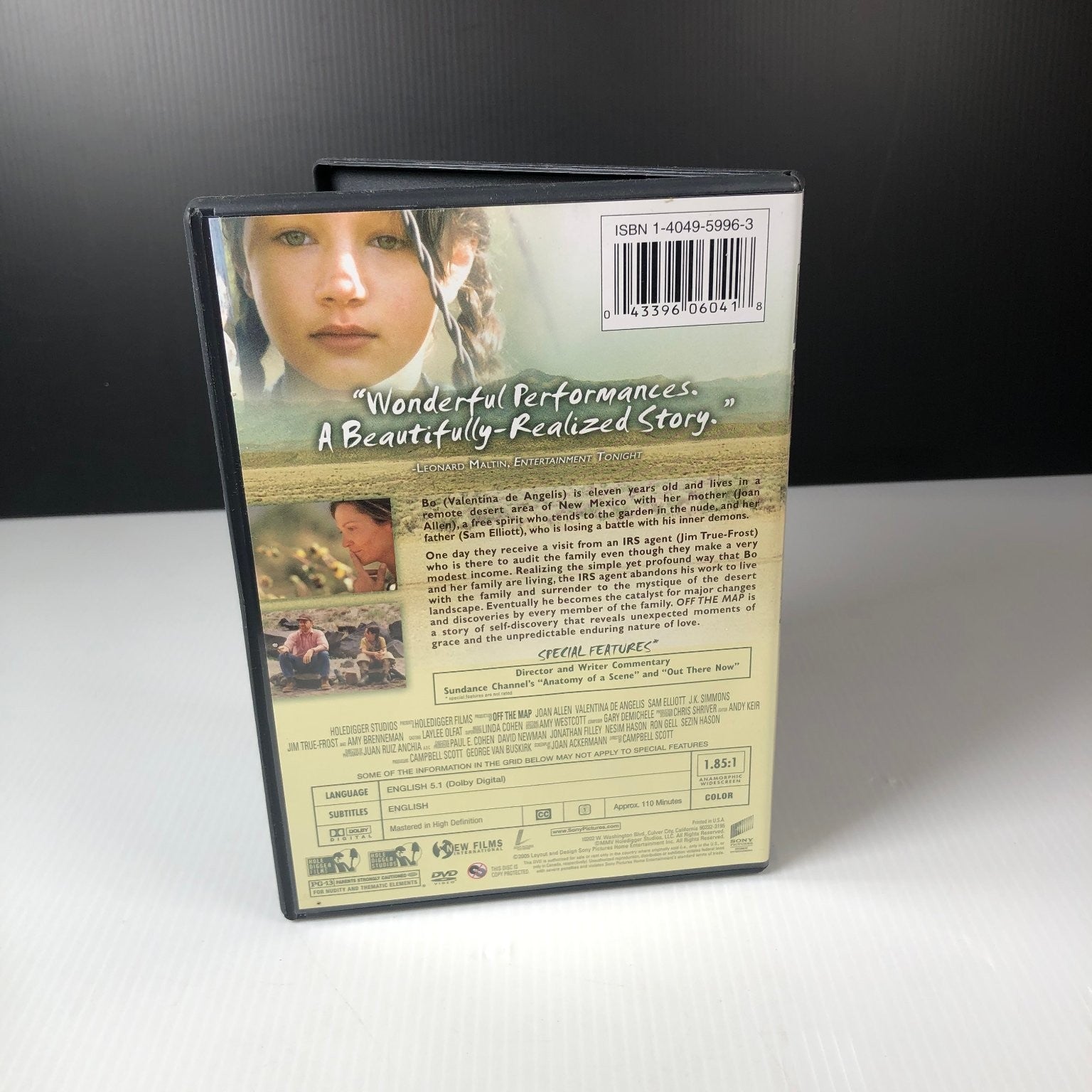 Off The Map DVD 2003 Joan Allen Sam Elliott Sundance Special Features