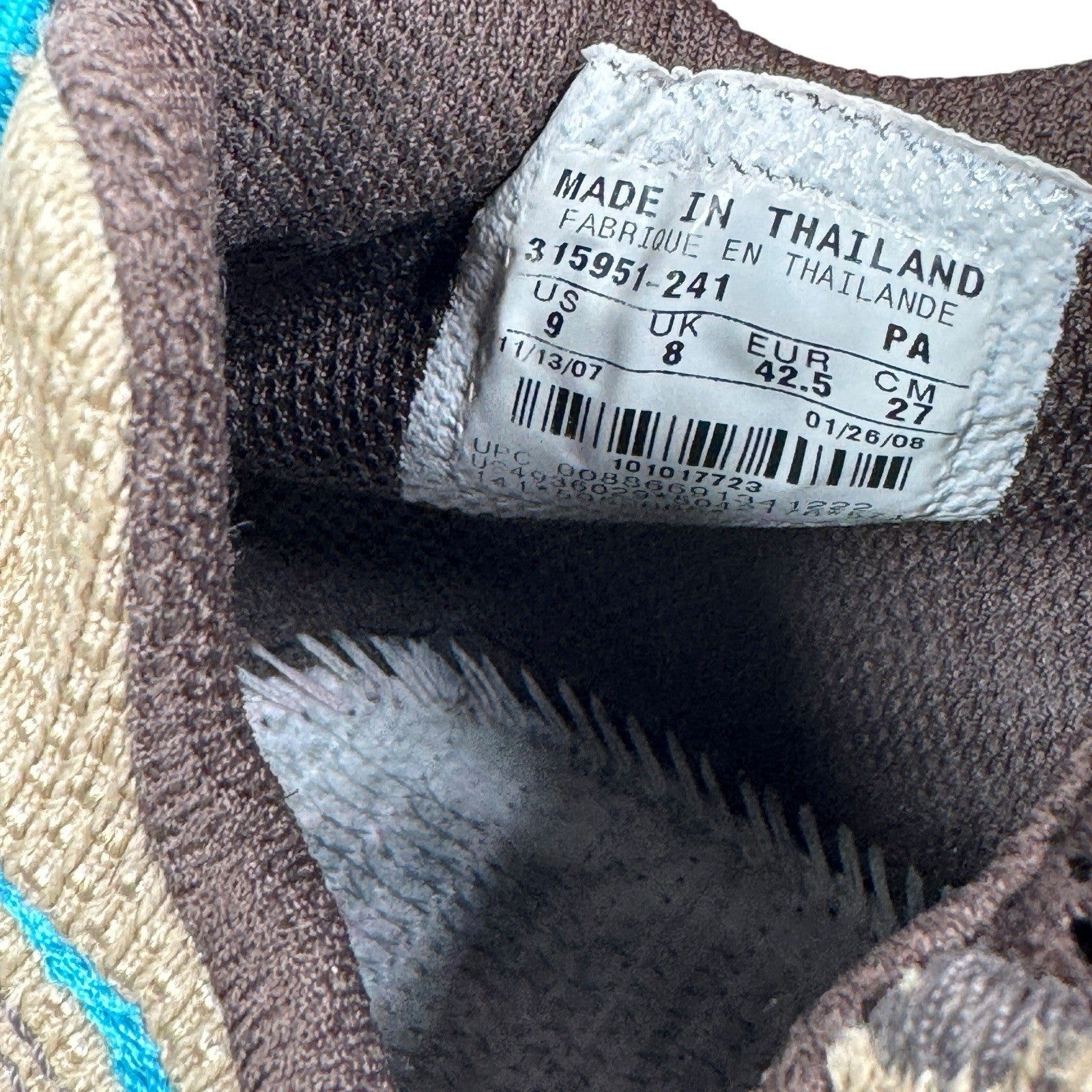 Nike Wildedge ACG Tweed & Vivid Blue Hiking Trekking Shoes Size 9 (No Inserts)