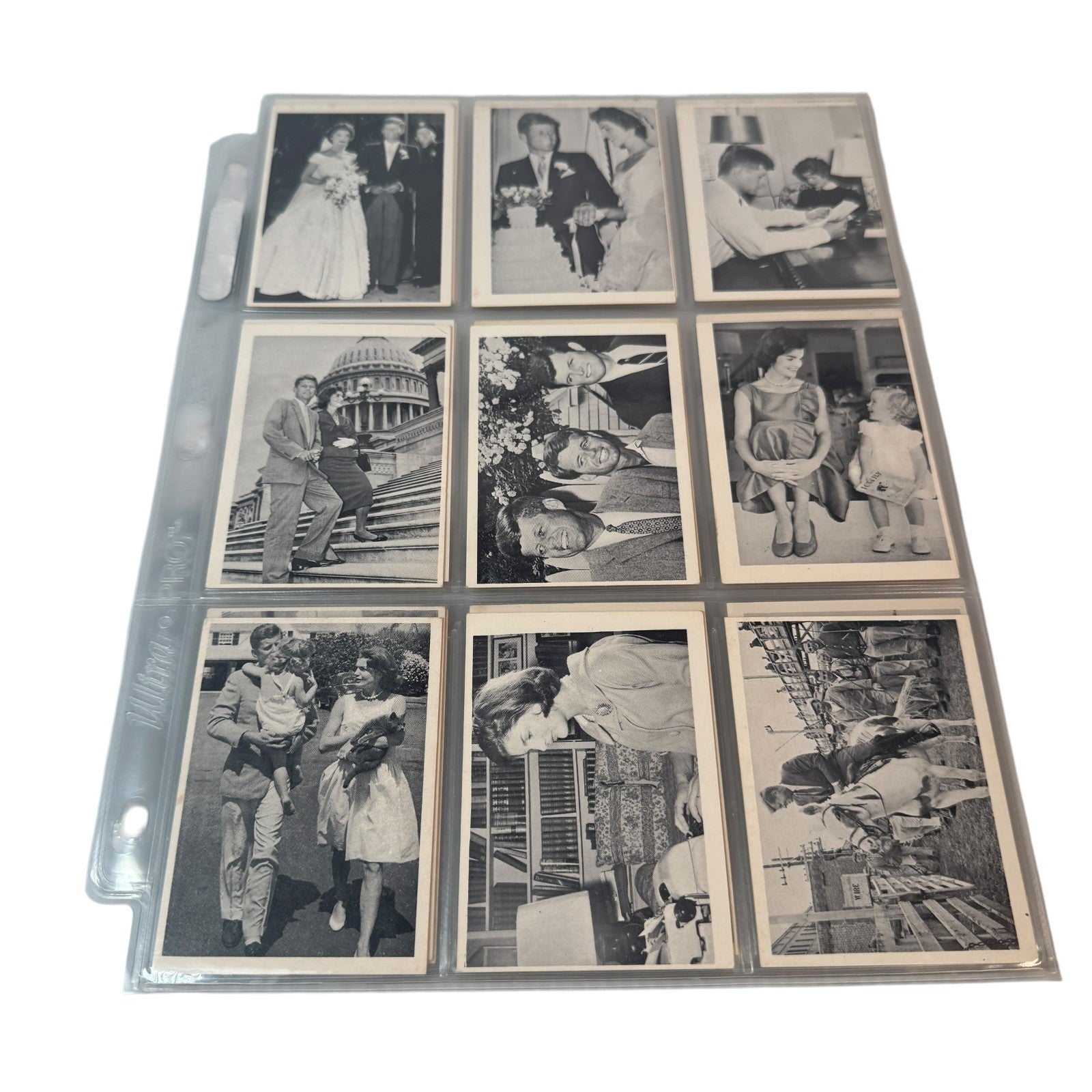 John F. Kennedy 64 Trading Cards Complete Set Rosan Printing Corp 1963 Edition