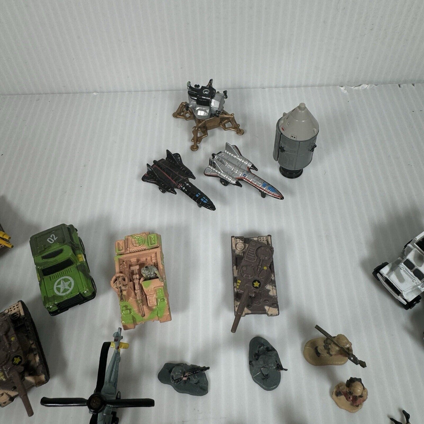 VTG 1990s Lot 50+ Military Micromachines w/ CCCP & US Tanks, Planes, Helicopters