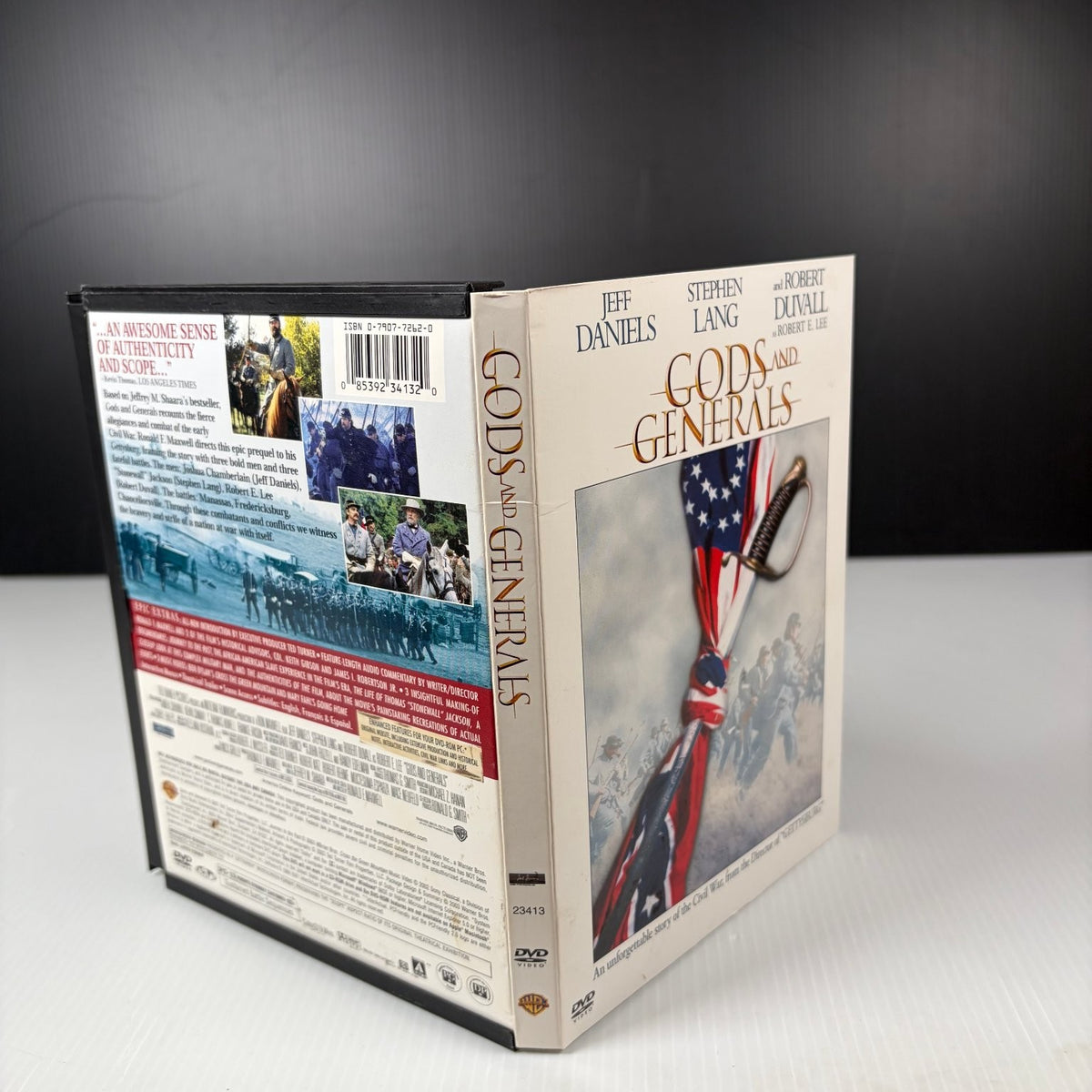 Gods and Generals DVD 2002 Jeff Daniels Stephen Lang Robert Duvall Ronald F
