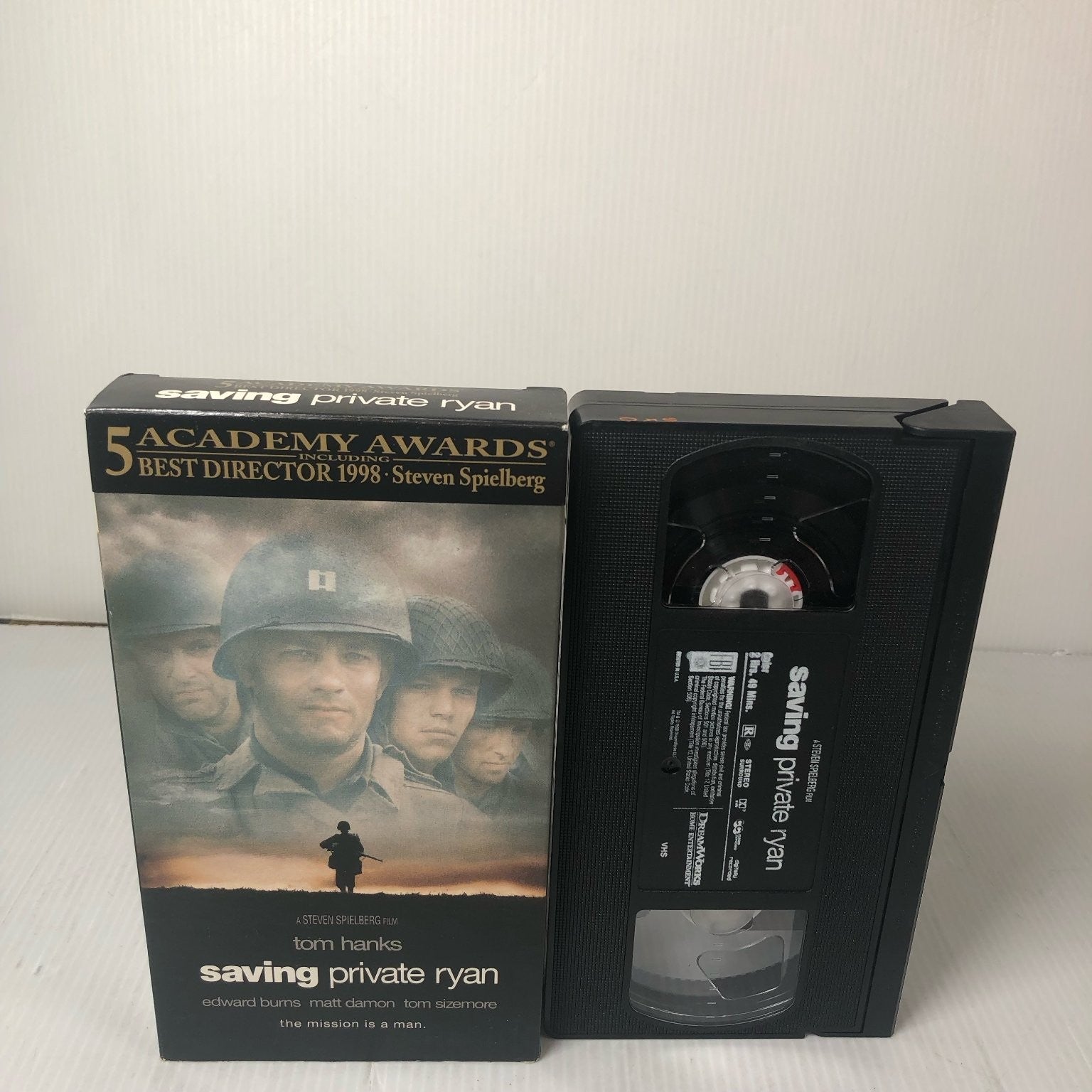 Saving Private Ryan VHS 1998 War Drama Steven Spielberg DreamWorks