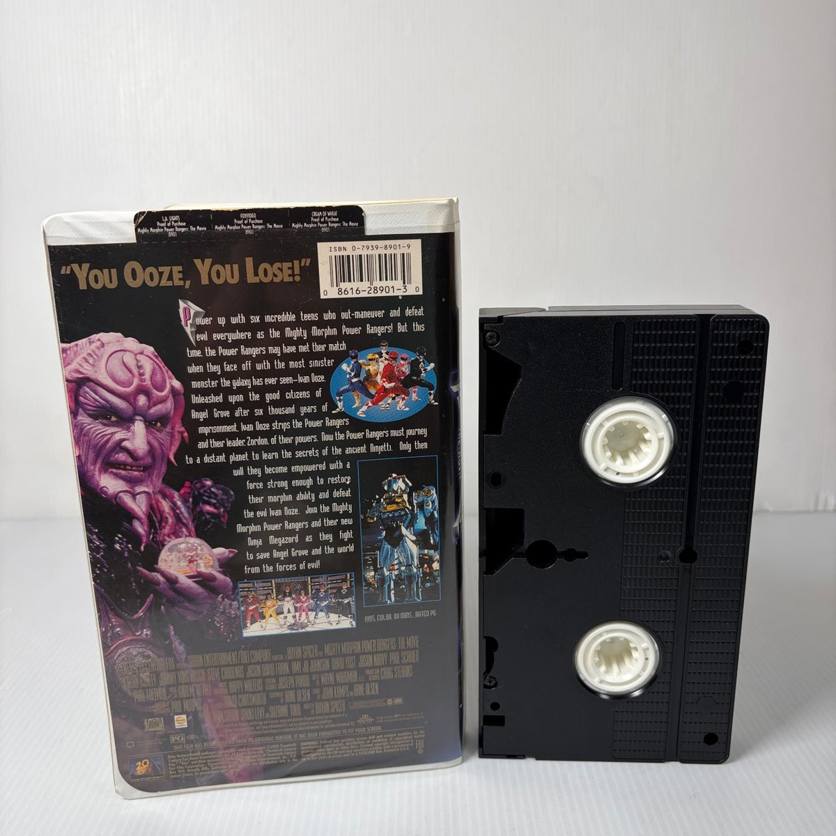 Mighty Morphin Power Rangers The Movie VHS 1995 Action Fox Video Clamshell