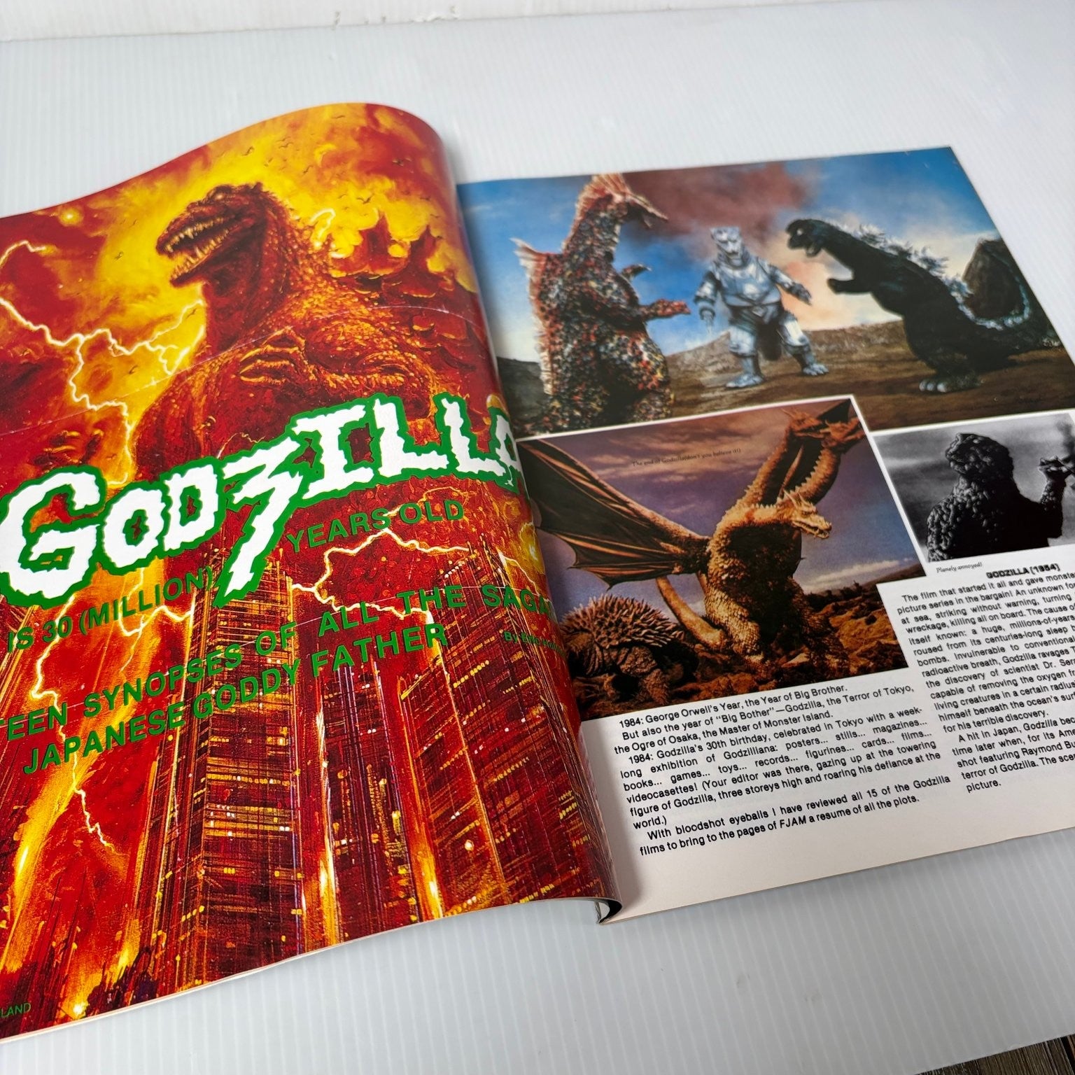 Monster Land Magazine #1 February 1985 Steven Spielberg Godzilla Horror Sci-Fi