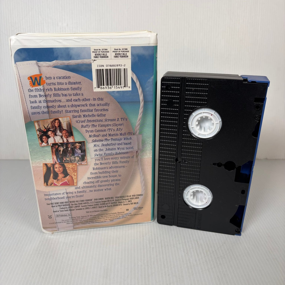 Beverly Hills Family Robinson VHS 1997 Family Disney Sarah Michelle Gellar