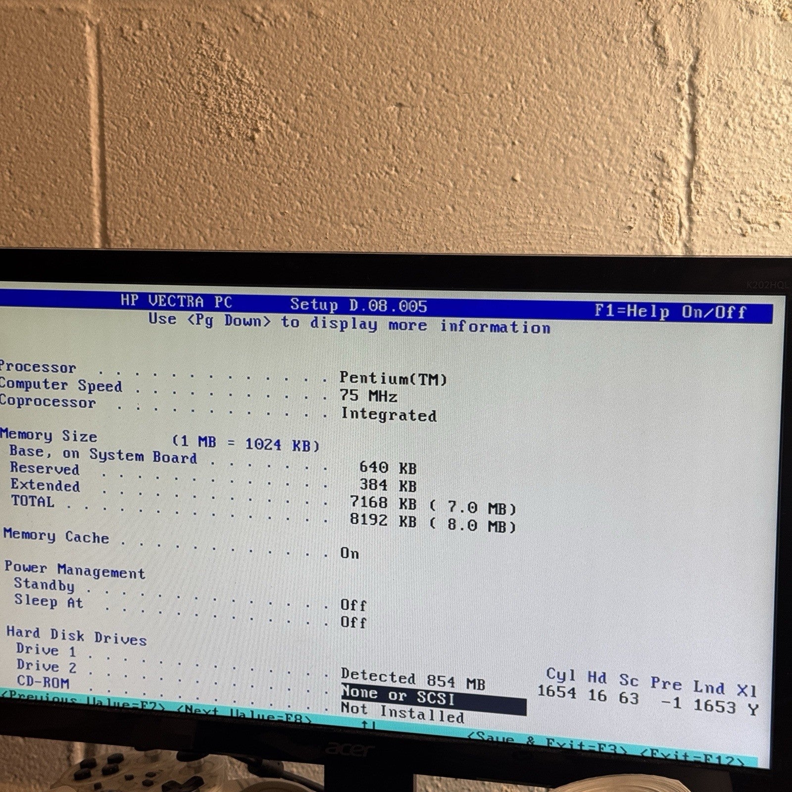 Vintage Vectra VL Series 3 5/75 Windows 3.1 Workgroups