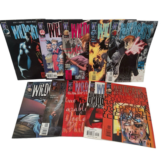 Lot Of 10 Wildcats Comic Books 7, 14, 17-24