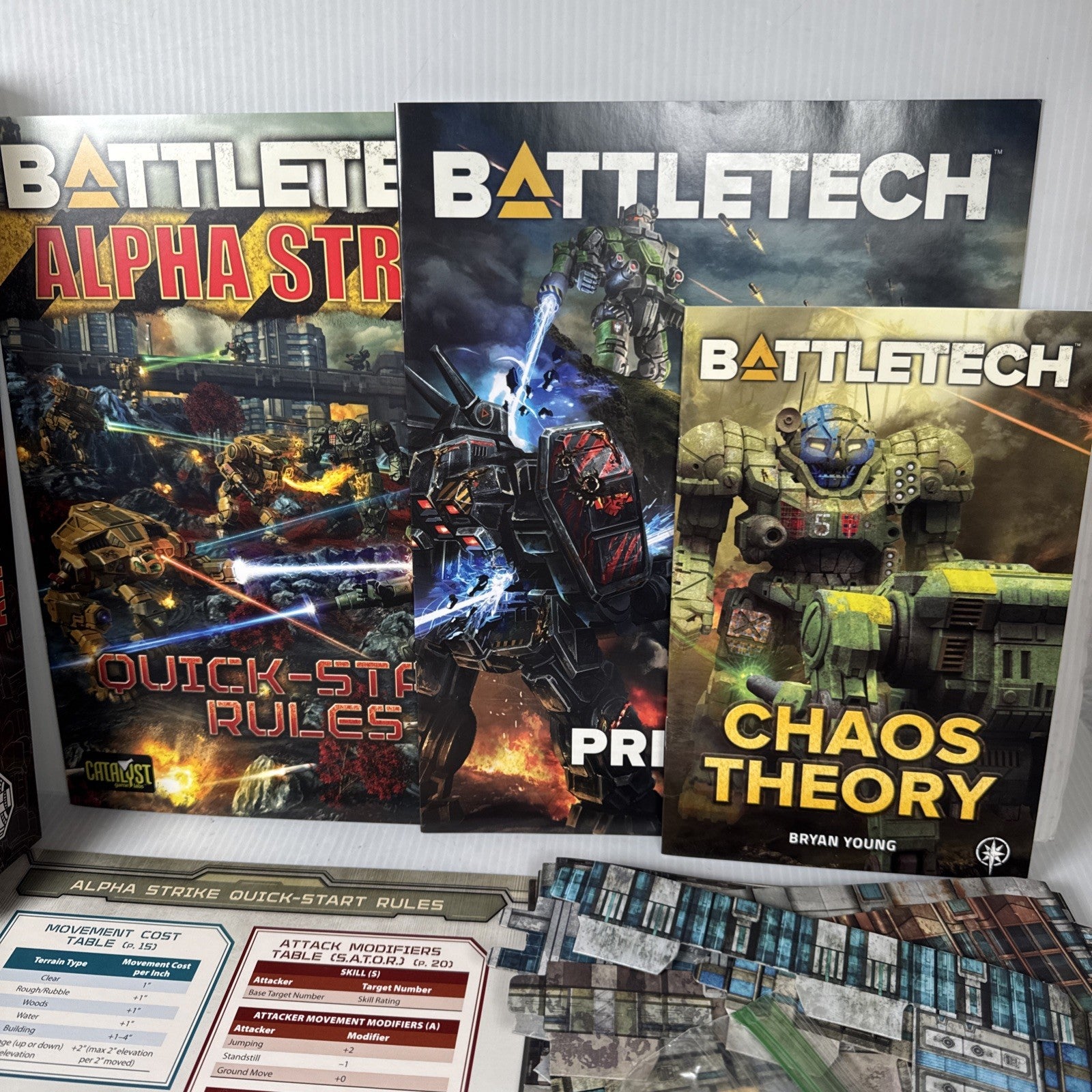 Catalyst Game Labs Battletech Alpha Strike Partial Set CAT35690 No Dice, 5 Minis