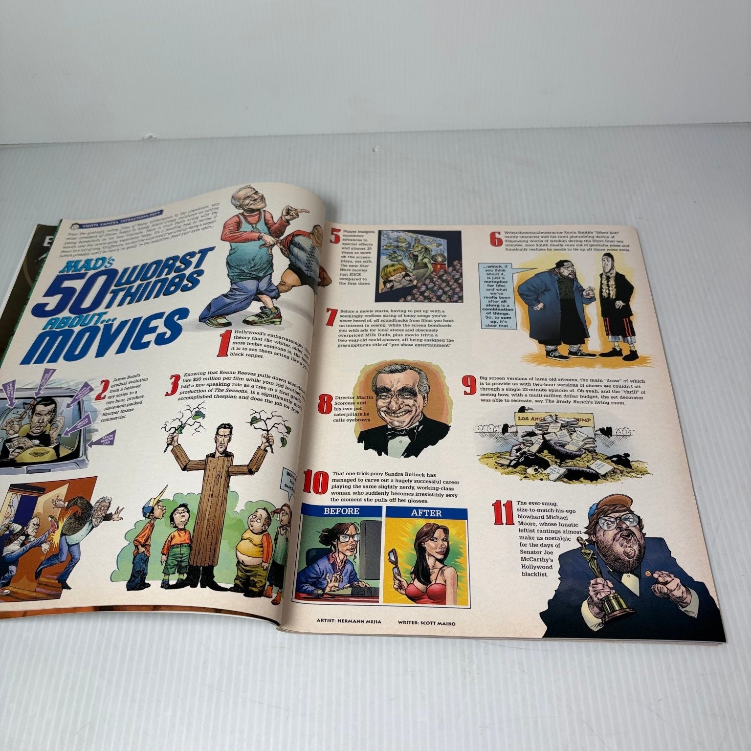 MAD Magazine August 2003 Adam Sandler 50 Worst Movies Humor Satire