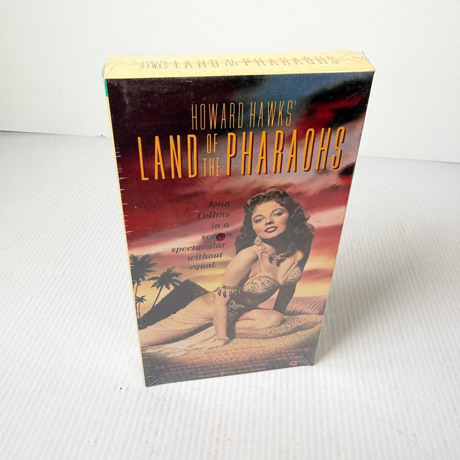 Land of the Pharaohs VHS 1955 Epic Adventure Howard Hawks Warner Home Video