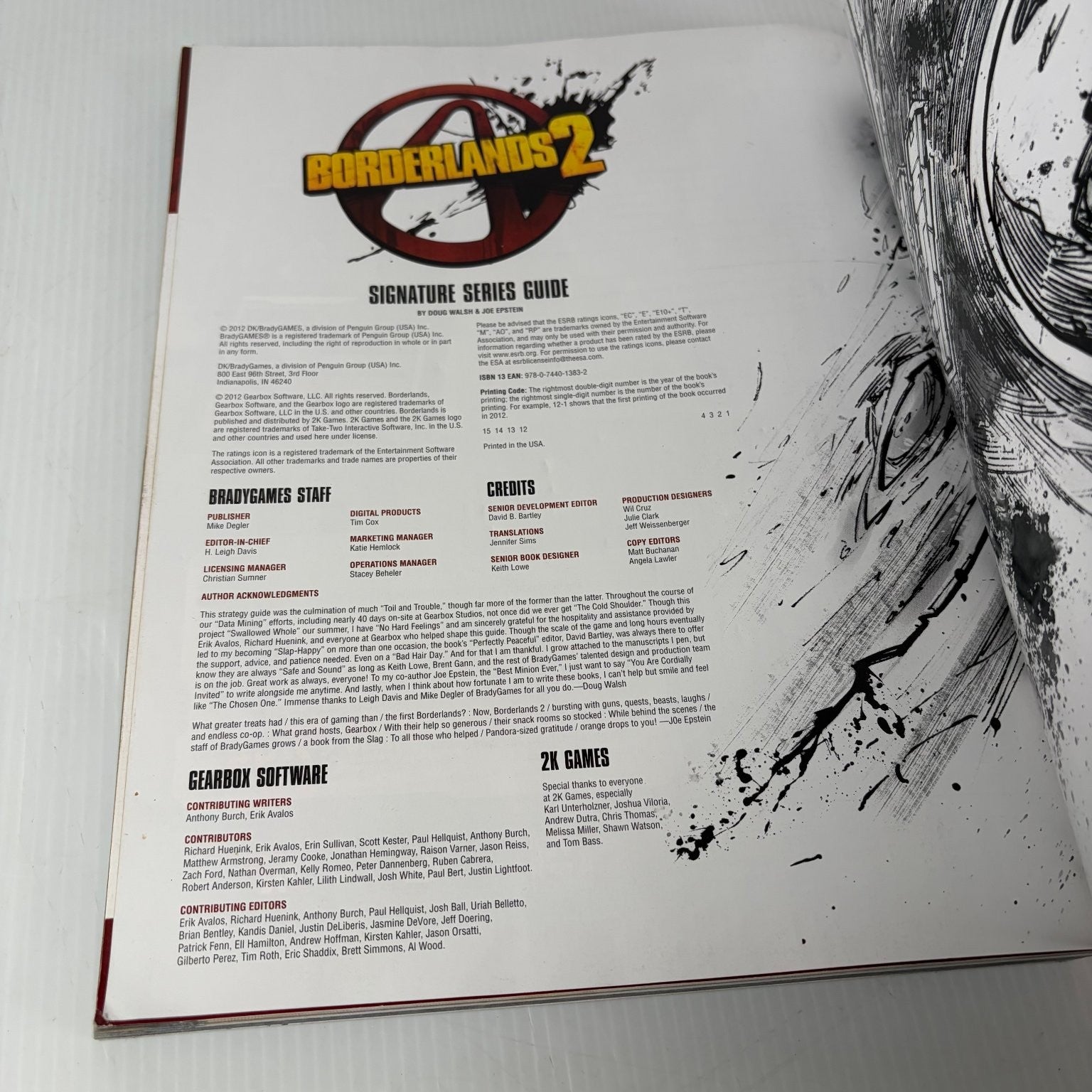Borderlands 2 Multi-Platform Official Strategy Guide BradyGames Signature Series