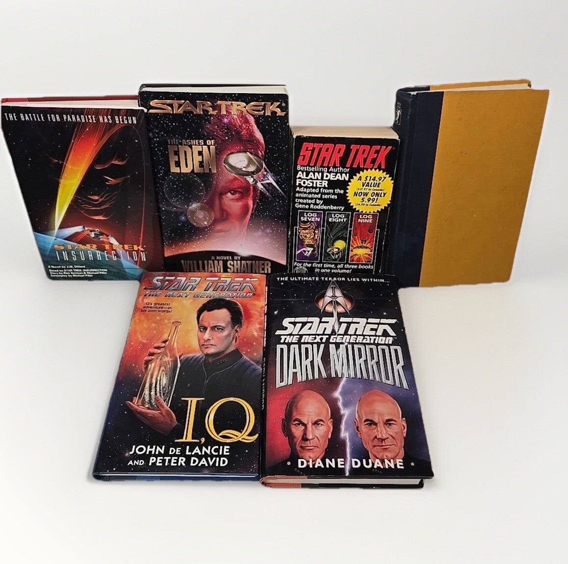 Mixed Lot Of 14 Star Trek Books Paperback & Hardcover Original Series & More