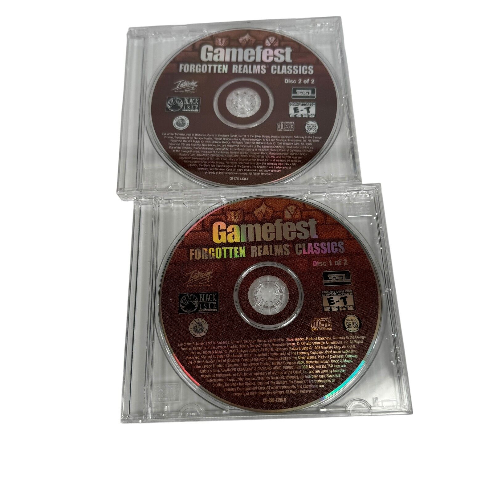 Gamefest 14-Game Compilation of Forgotten Realms Classics for PC AD&D w/ Wheels