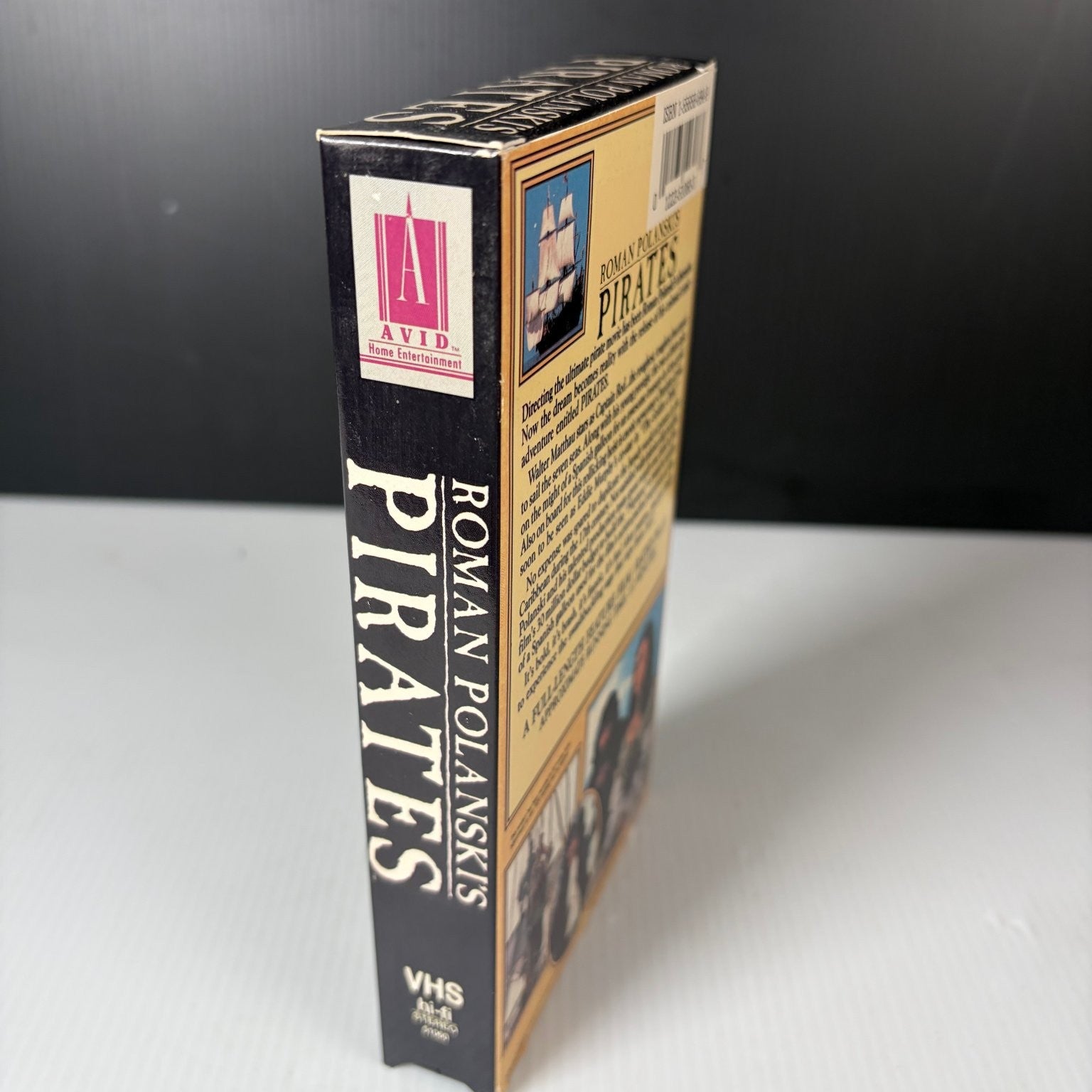 Roman Polanski's Pirates VHS 1986 Adventure Original Release Cannon