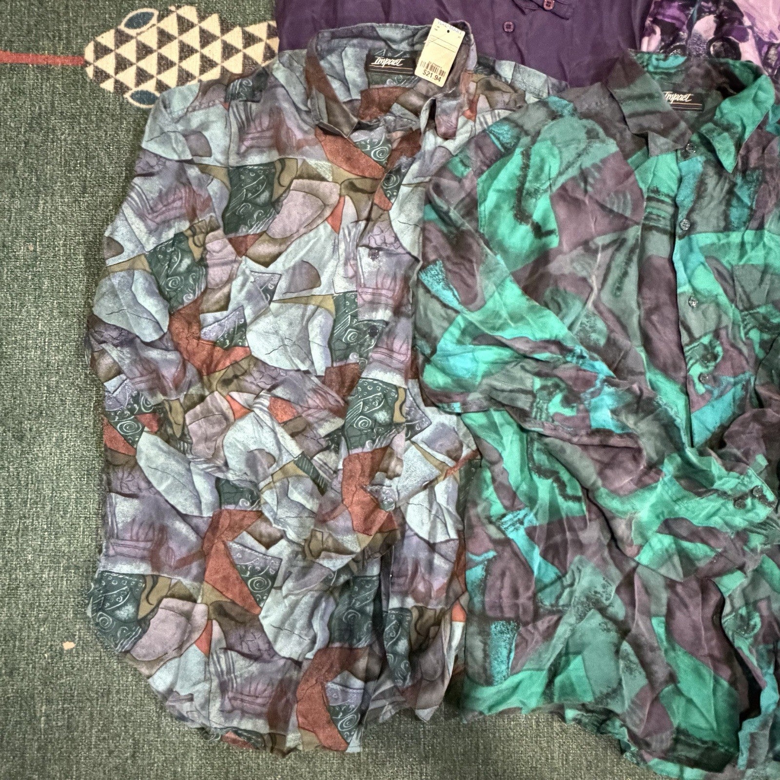 April Fool 1988 Hair Metal Band Promo Photo Silk Shirts & Jeans Stefano Impact