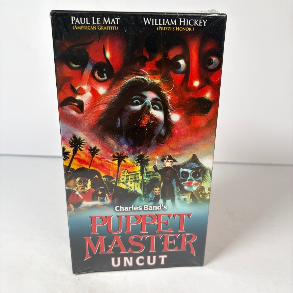 Puppet Master Uncut VHS Full Moon 2025 Limited Release Exclusive Sealed