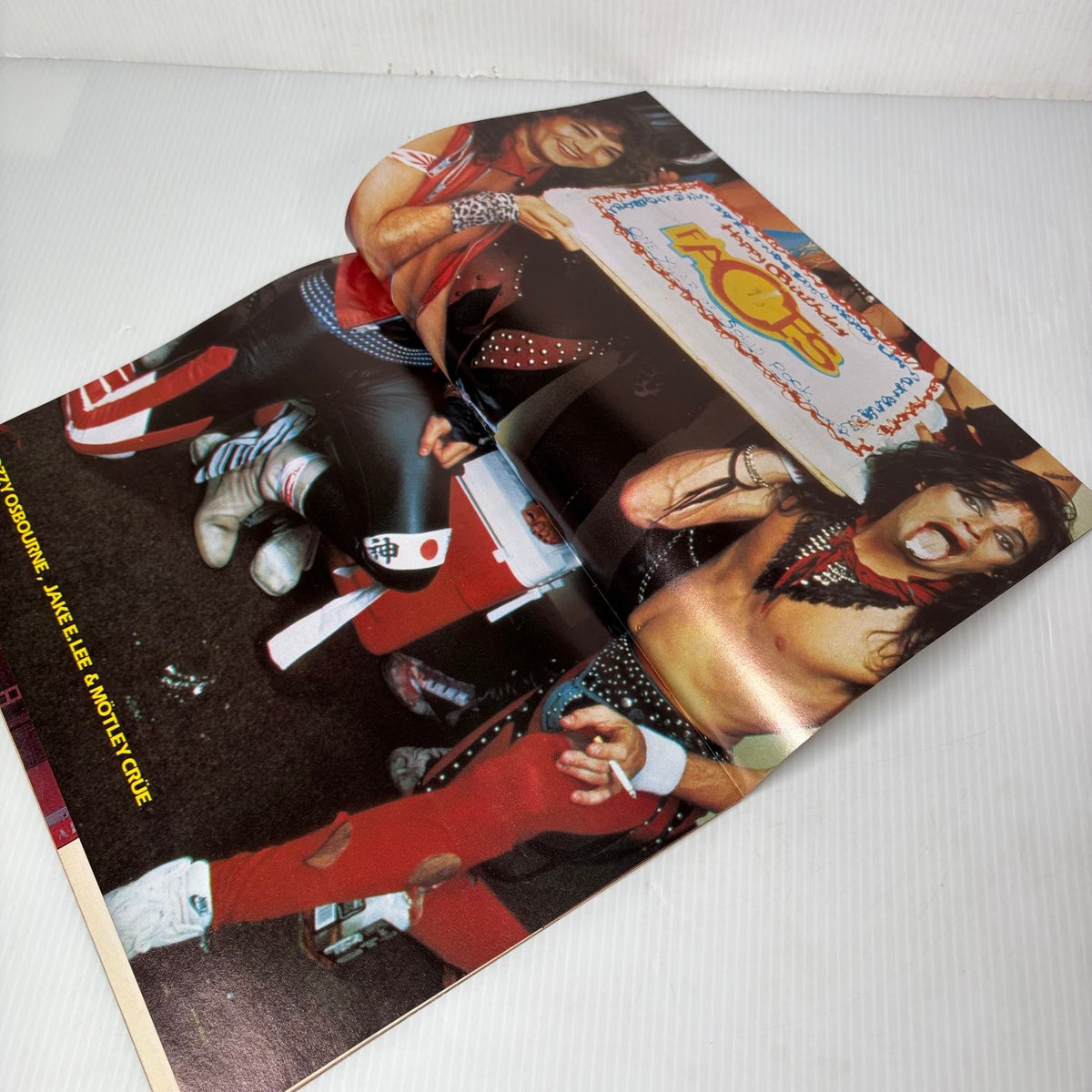 Faces Rocks Magazine October 1983 Ozzy Motley Crue 1st Anniversary Issue