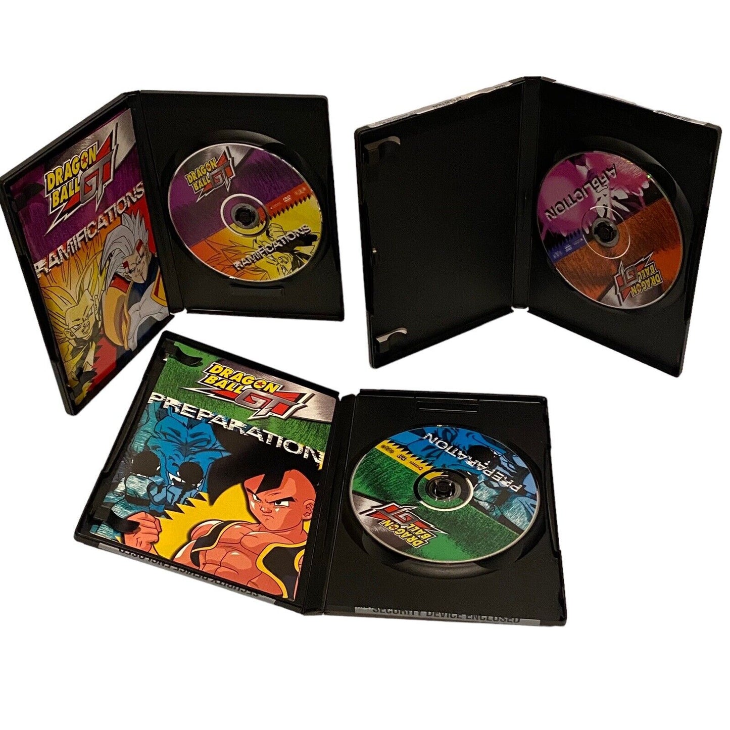 dragon ball gt mixed dvd set of 7 affliction creation incubation & more