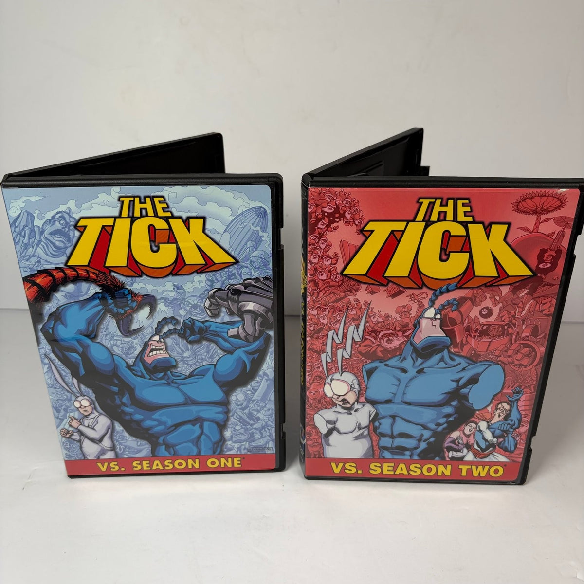 The Tick vs. Season One & Two DVD Set Animated Series Cult Classic