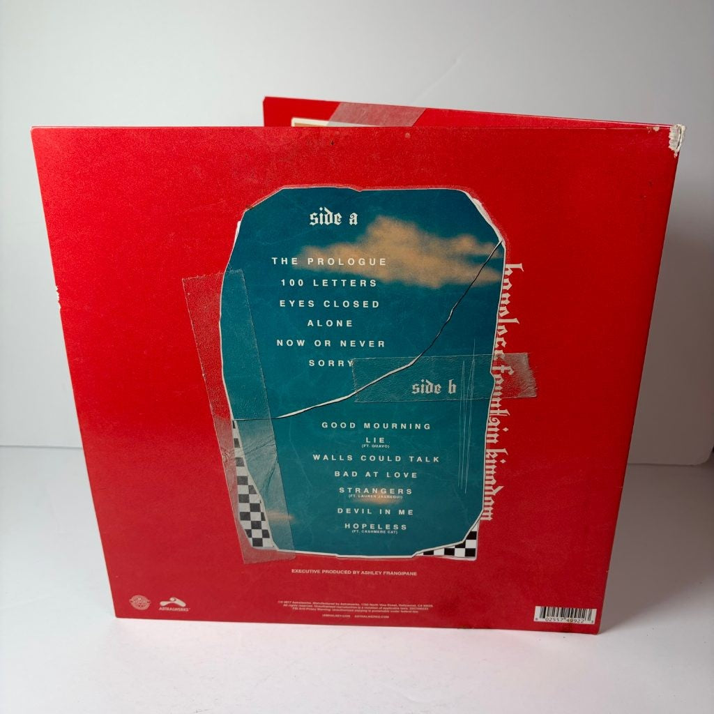 Halsey Hopeless Fountain Kingdom Vinyl LP Blue Splatter Gatefold Astralwerks 201