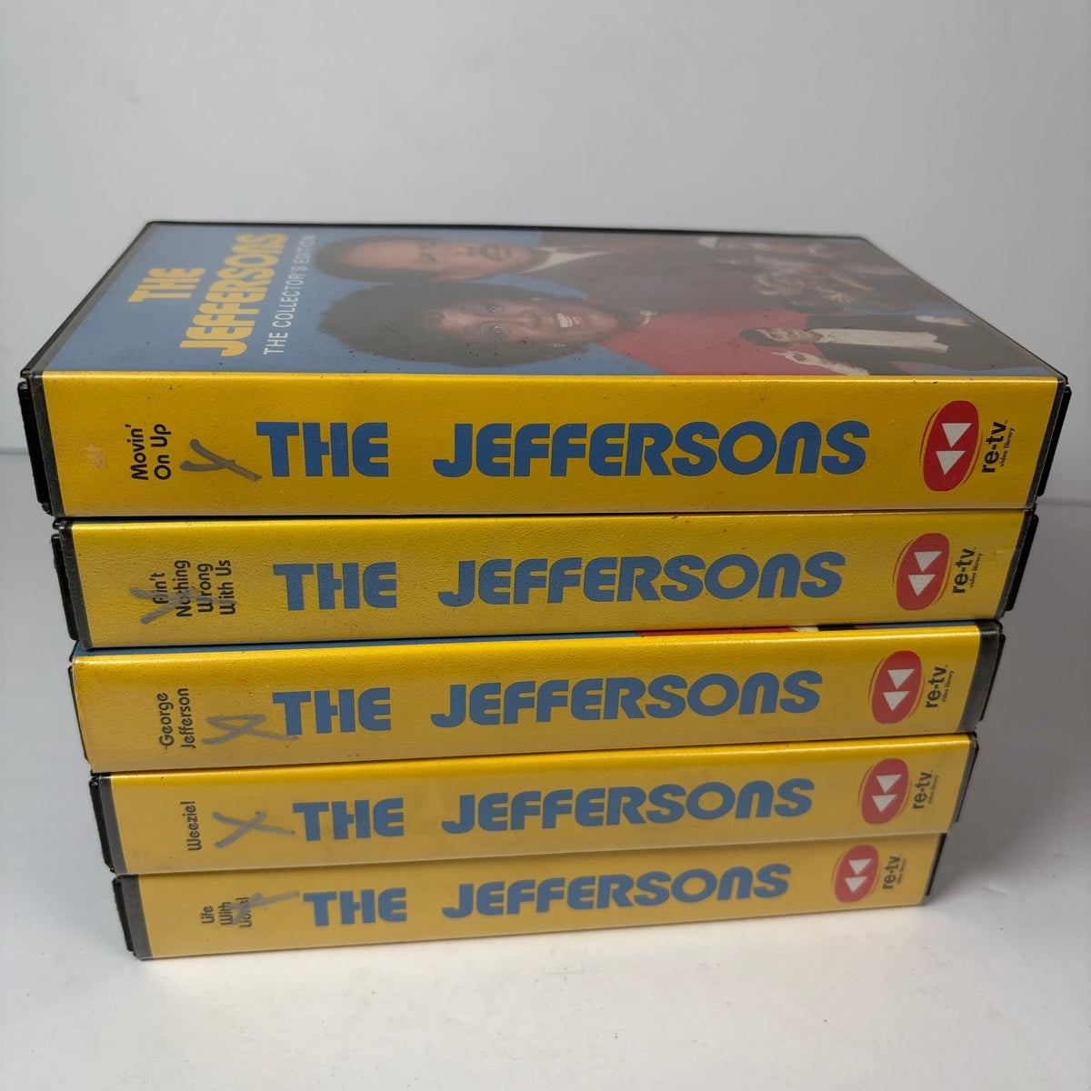 The Jeffersons VHS Lot of 5 Comedy TV Series Collectors Edition Columbia House