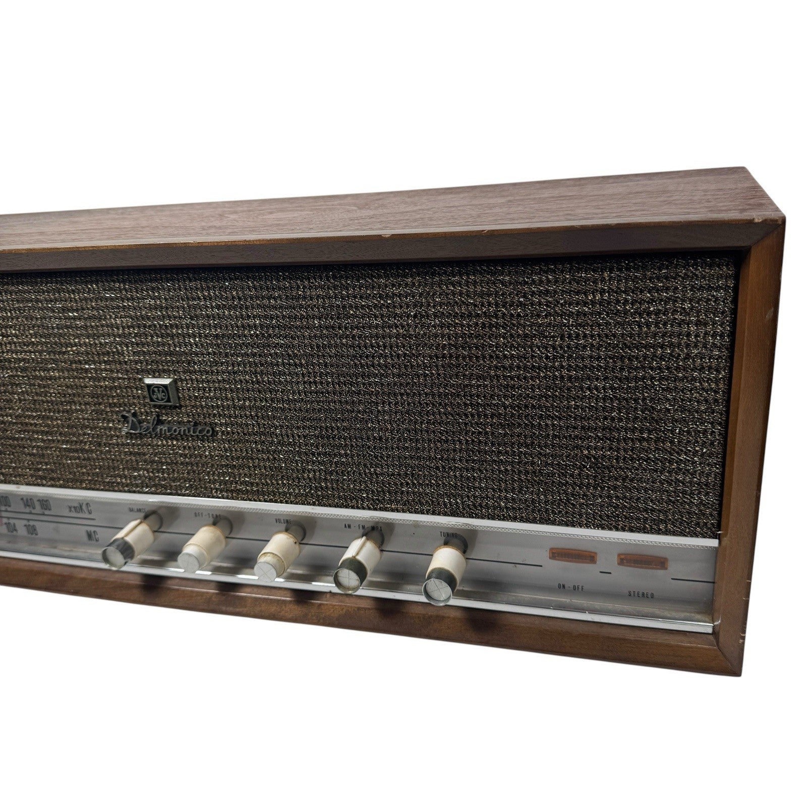 Vintage Delmonico Tube Radio FMS-411 Made In Japan AS IS No Power