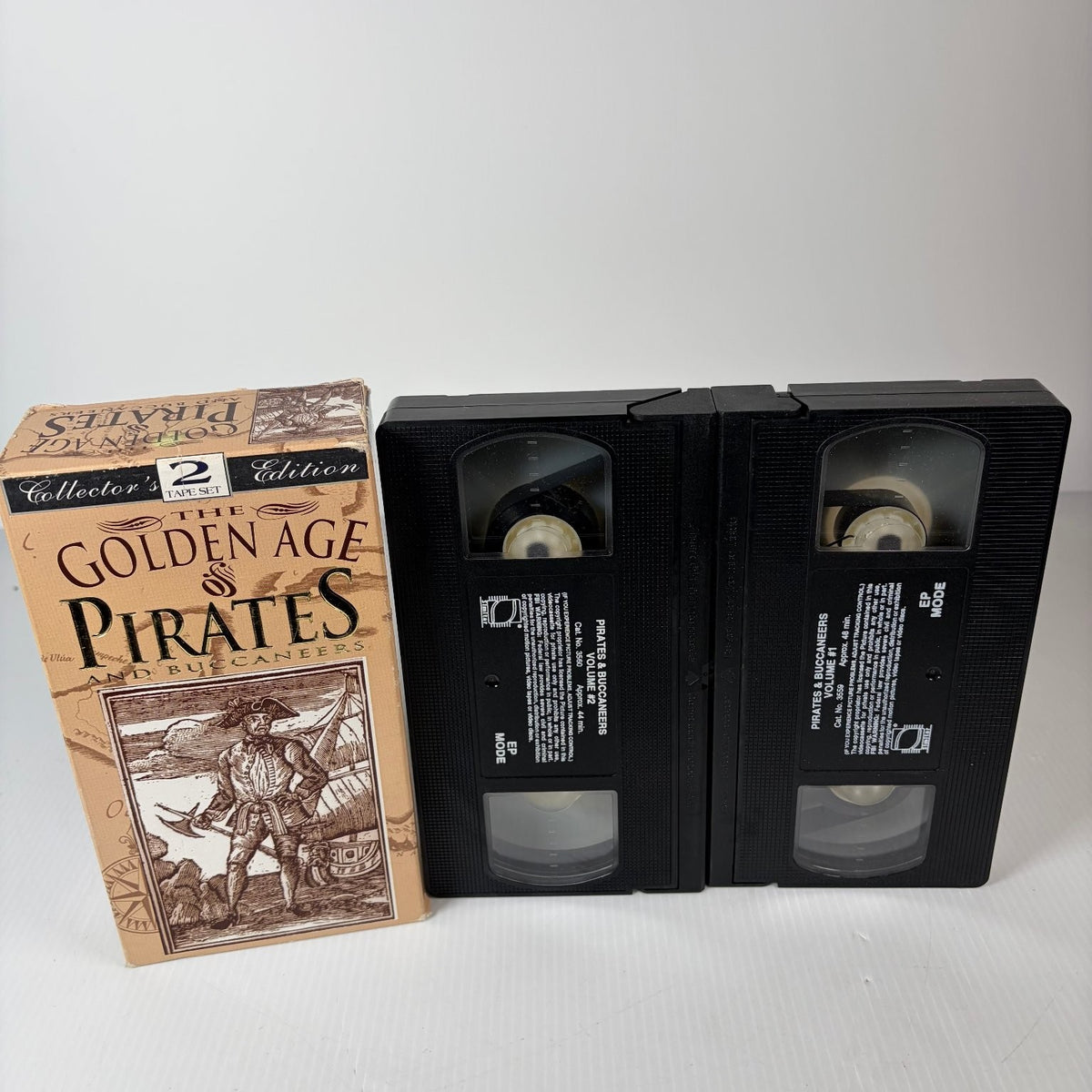 Golden Age of Pirates and Buccaneers VHS 1994 Documentary 2-Tape Set Collector's