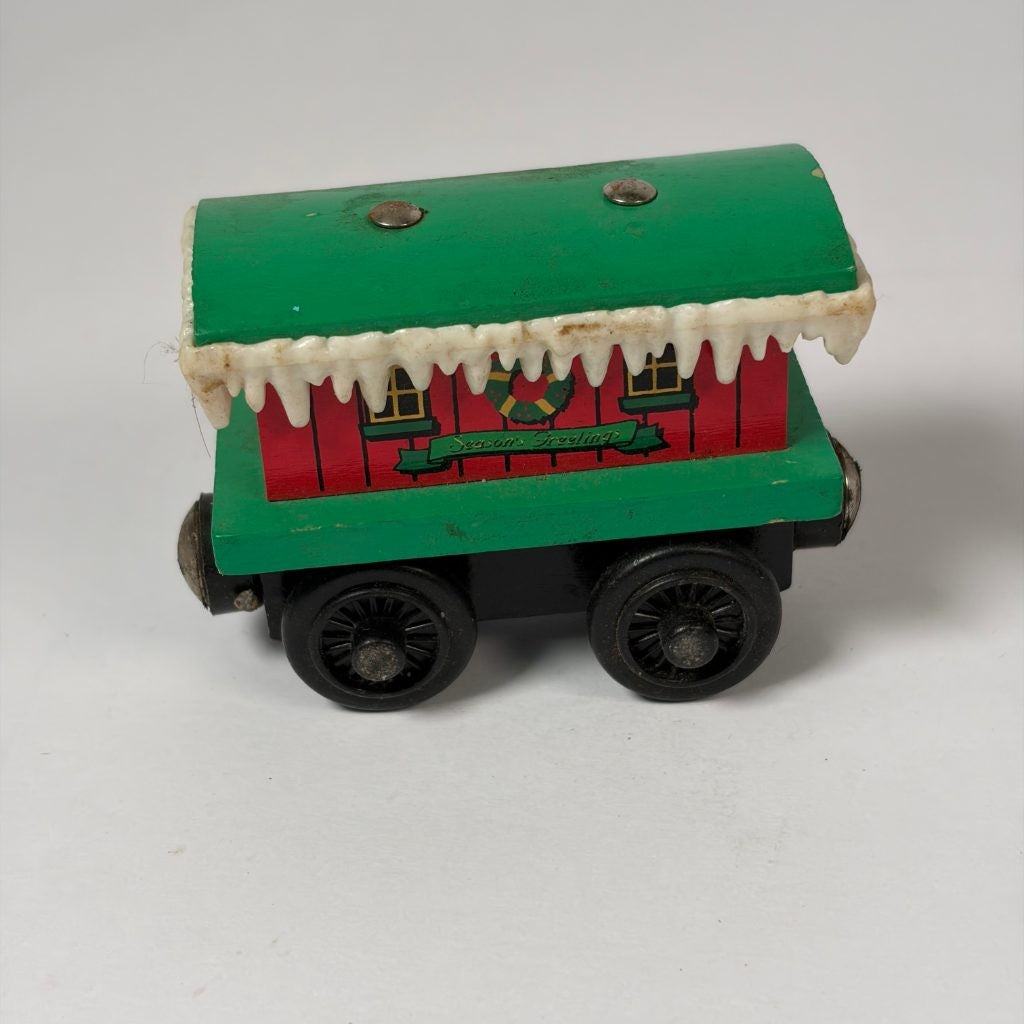 Thomas Wooden Railway Winter Wonderland Thomas & Winter Caboose Learning Curve