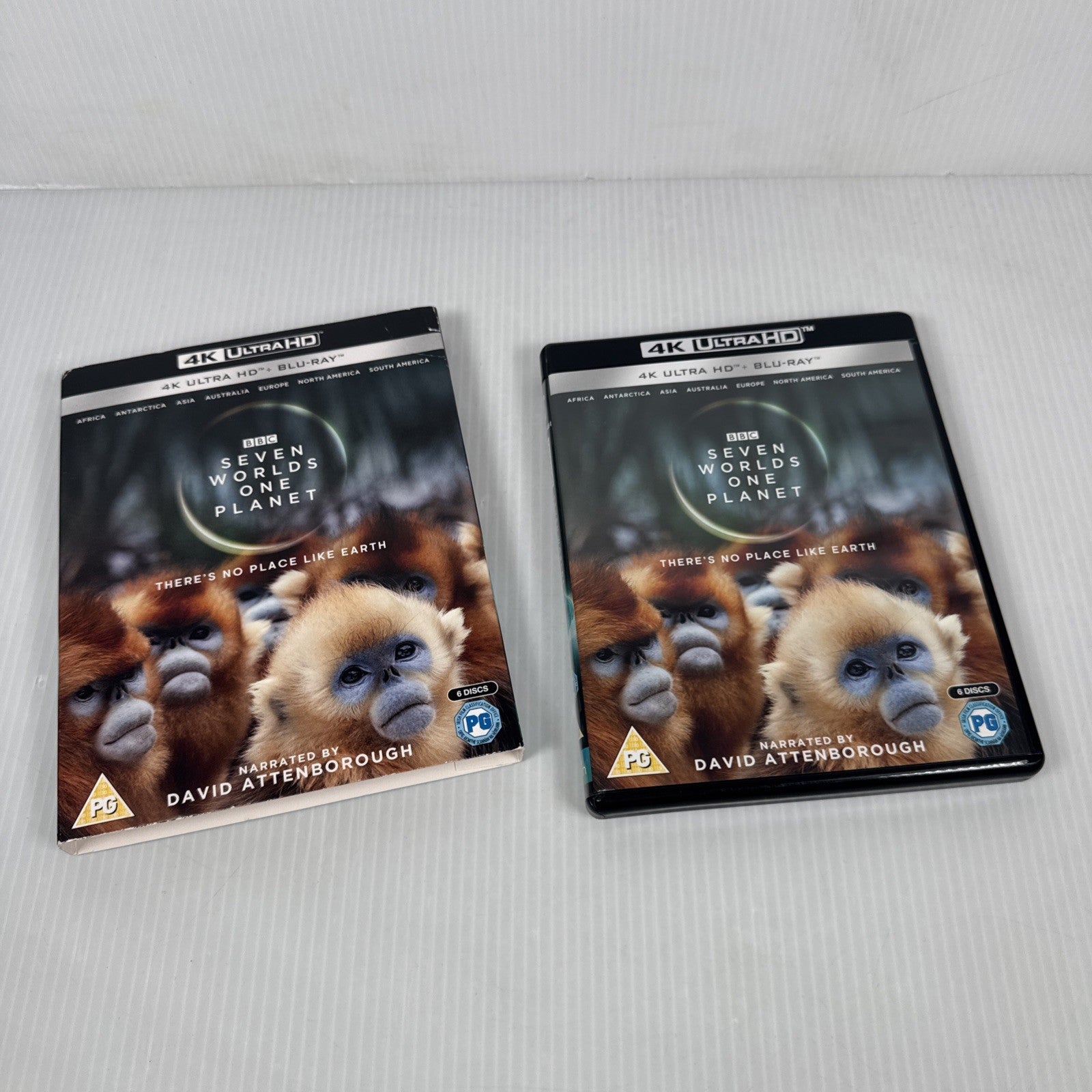 Seven Worlds, One Planet (4K Ultra HD & Blu-ray 6-disc Set, 2019) Attenborough