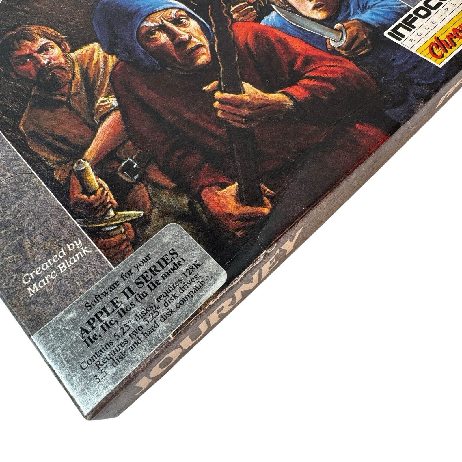 Journey The Quest Begins Apple II RPG Game 5.25” Floppy Complete