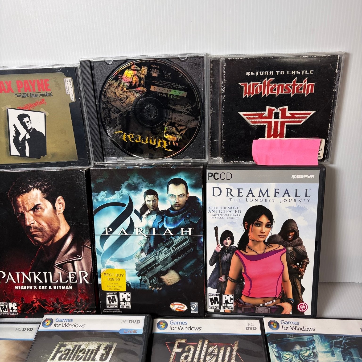 Lot of 19 Classic FPS PC Games Fallout 3 Painkiller Gears of War Quake 4 & More