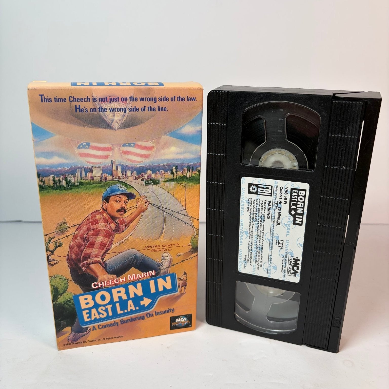 Born in East L.A. VHS 1987 Comedy Cheech Marin MCA Home Video