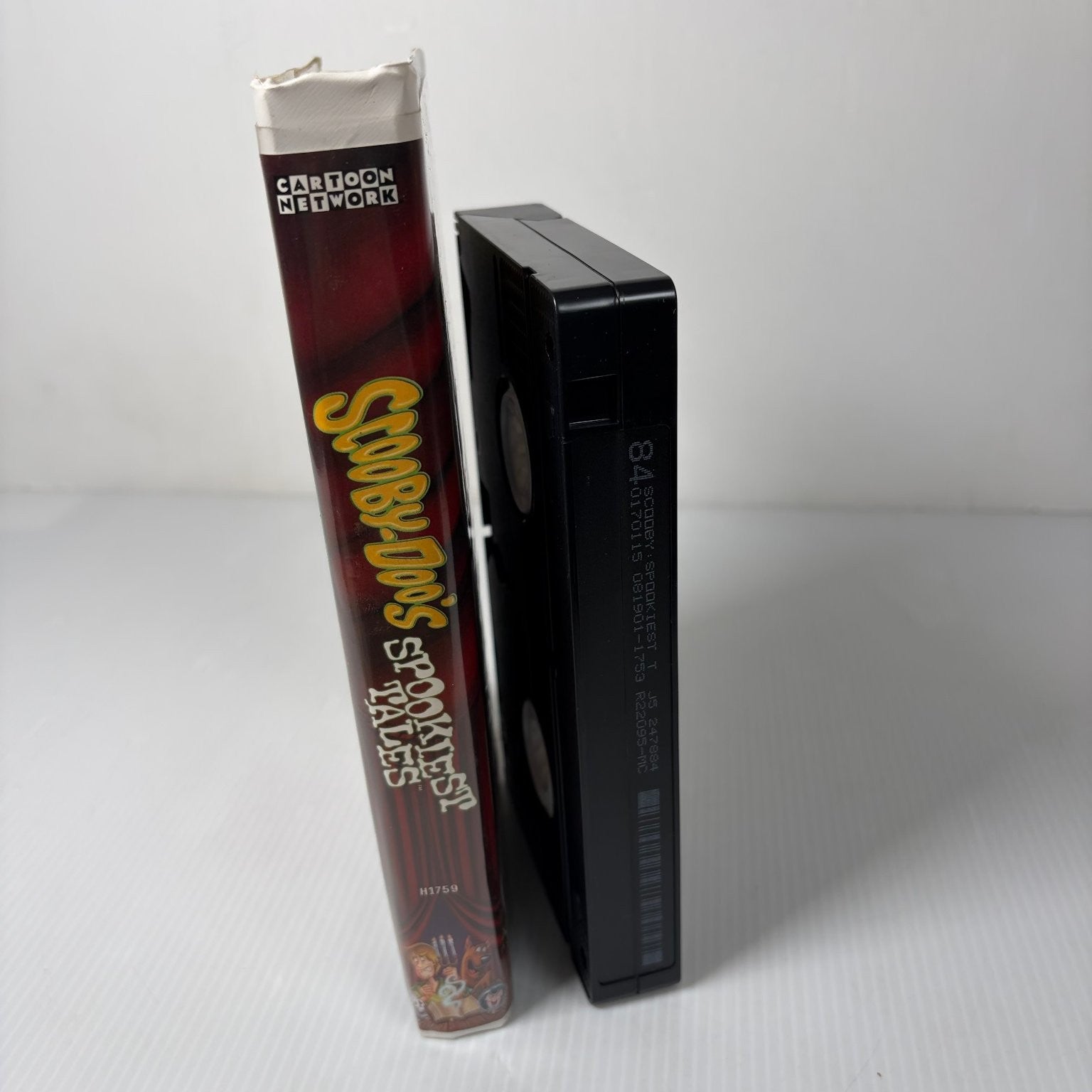 Scooby-Doo's Spookiest Tales VHS 2000 Cartoon Network Warner Bros Clamshell