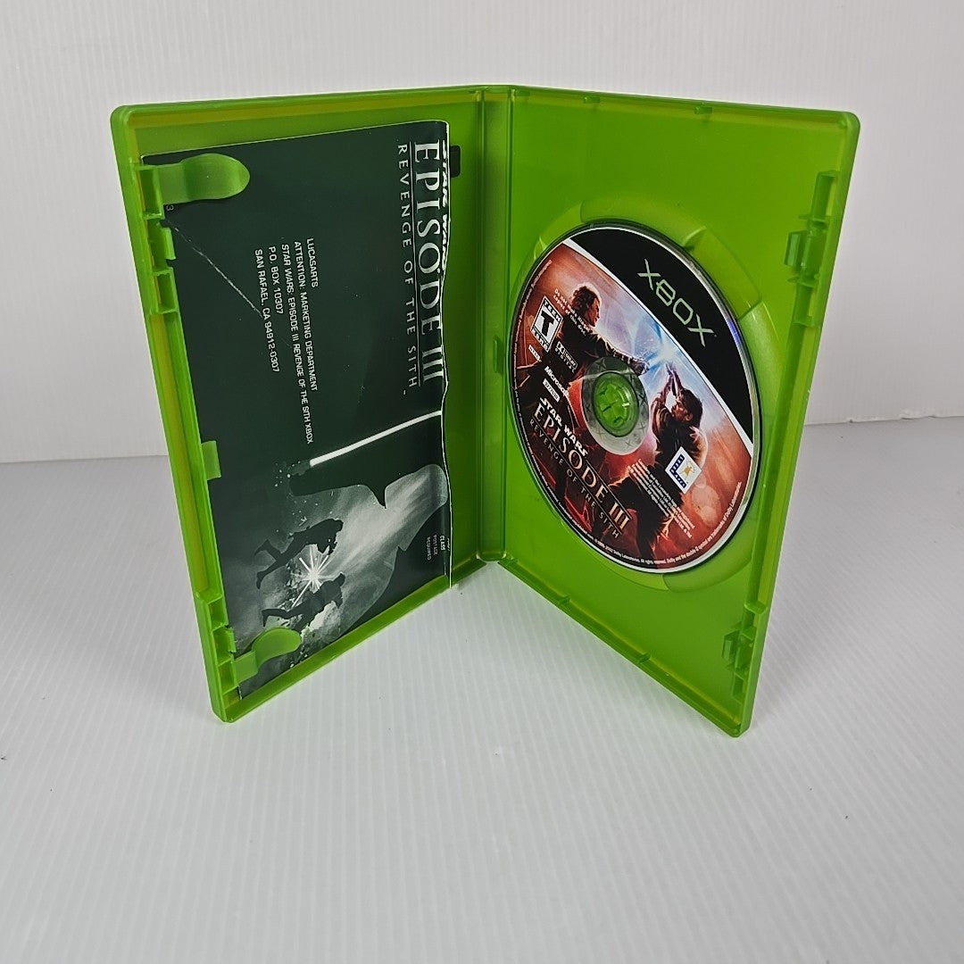 Star Wars Episode 3 III Revenge of the Sith (Xbox, 2005) Complete