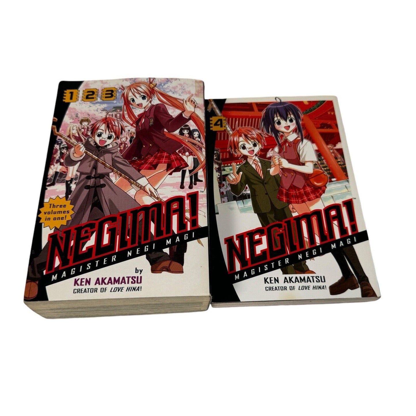 Negima! Magister Of Negi Magi Manga Vol. 1-4 Omnibus And Single Vol 4