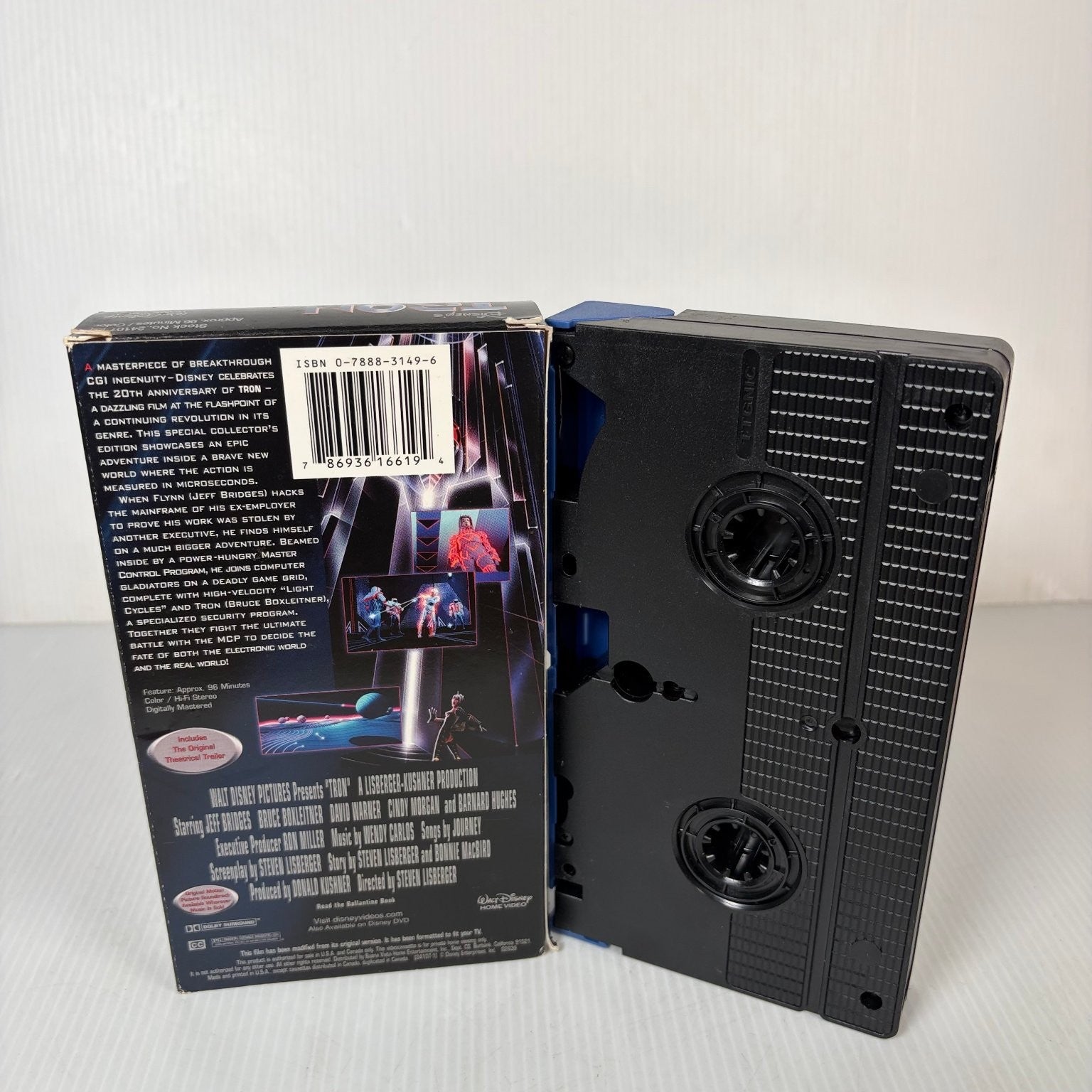 TRON VHS 2002 Sci-Fi Adventure 20th Anniversary Collector's Edition Disney