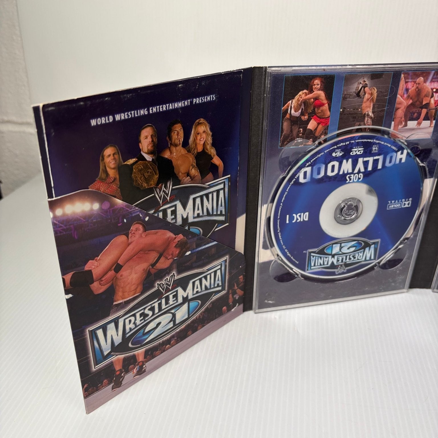 WrestleMania 21 DVD 2005 3-Disc Collector's Edition WWE Superstars John Cena