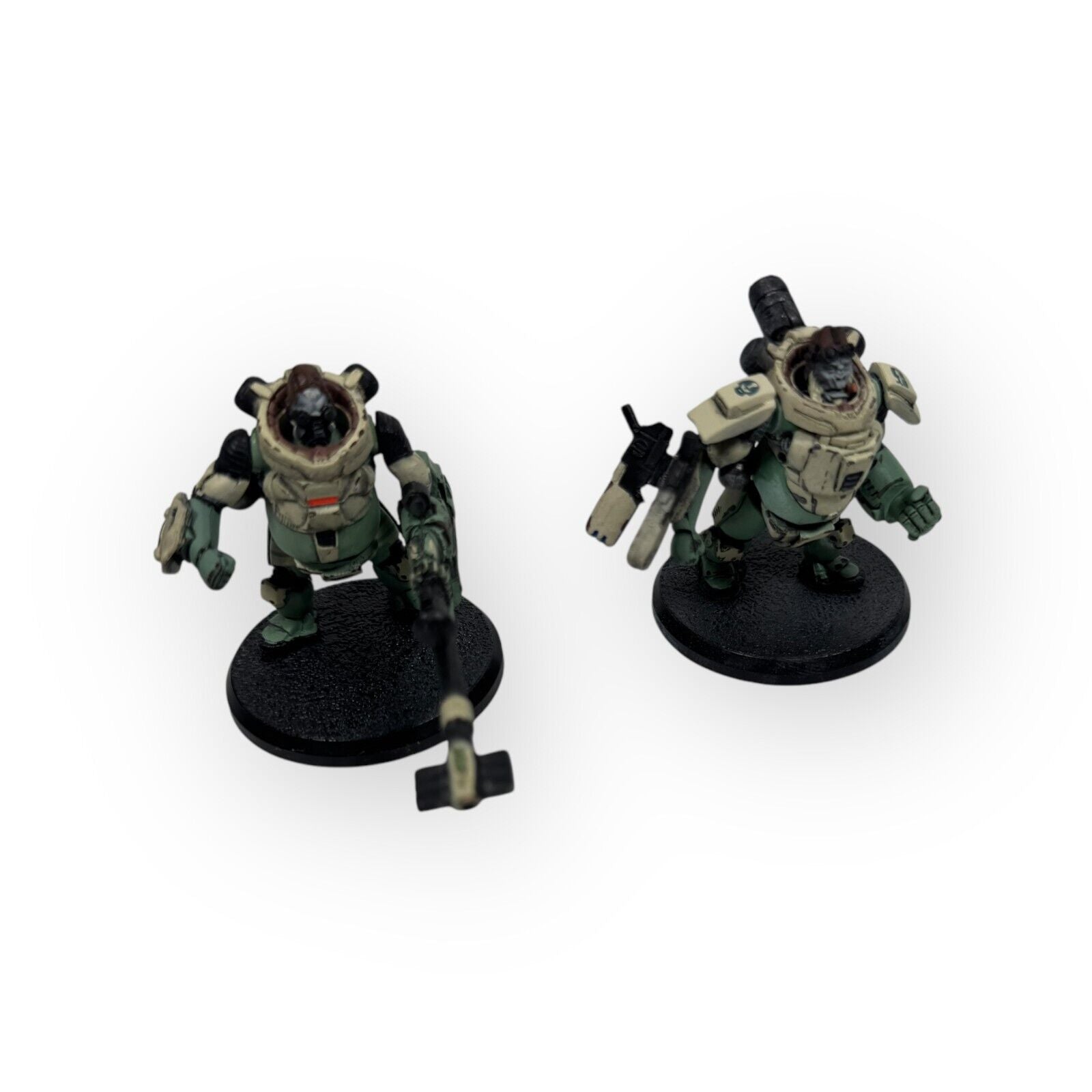 AT-43 Karmans Kaptar Lot of 2 Heroes Miniatures with Cards