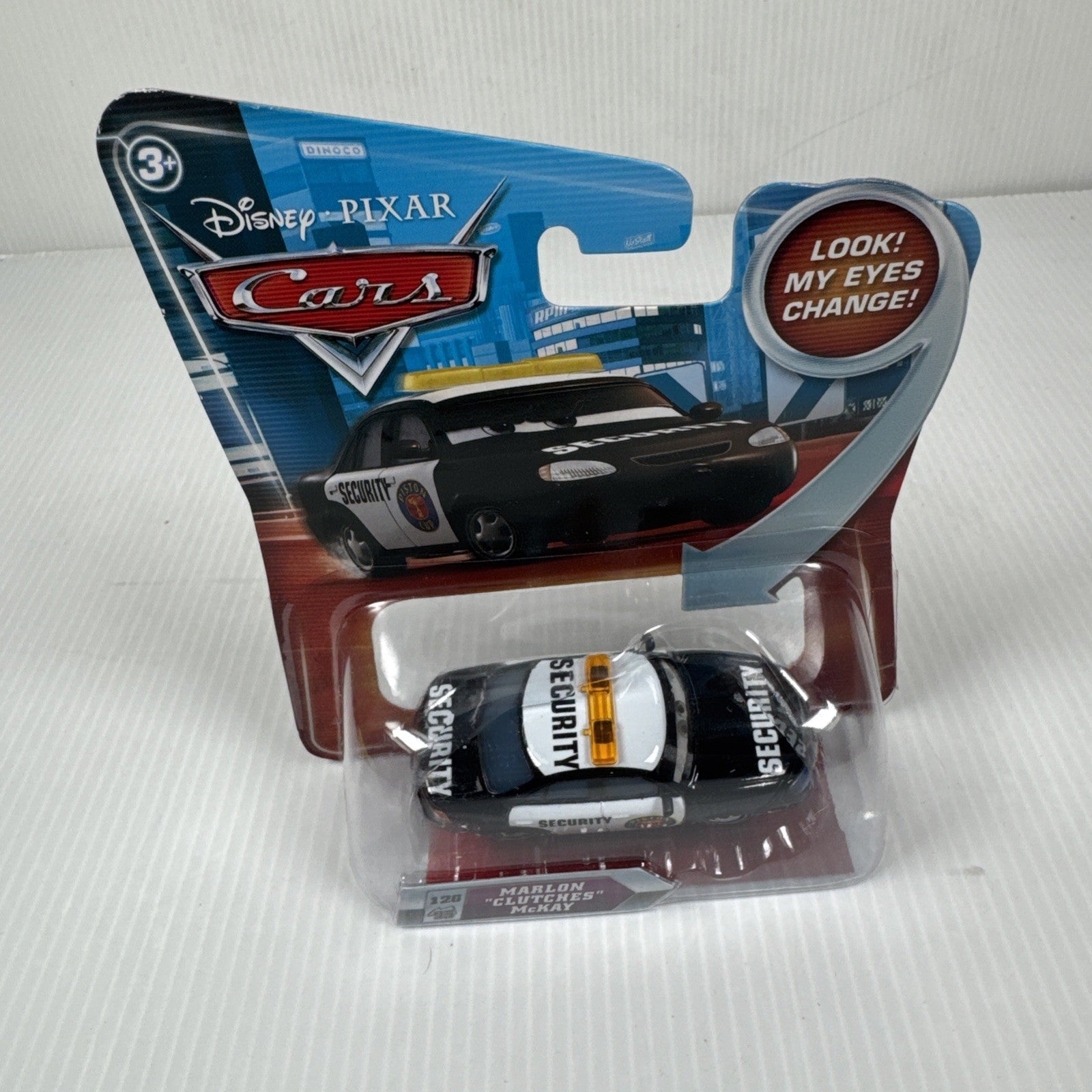 2009 Disney Pixar Cars w Lenticular Eyes Marlon Clutches McKay #126 Toy Car NISP