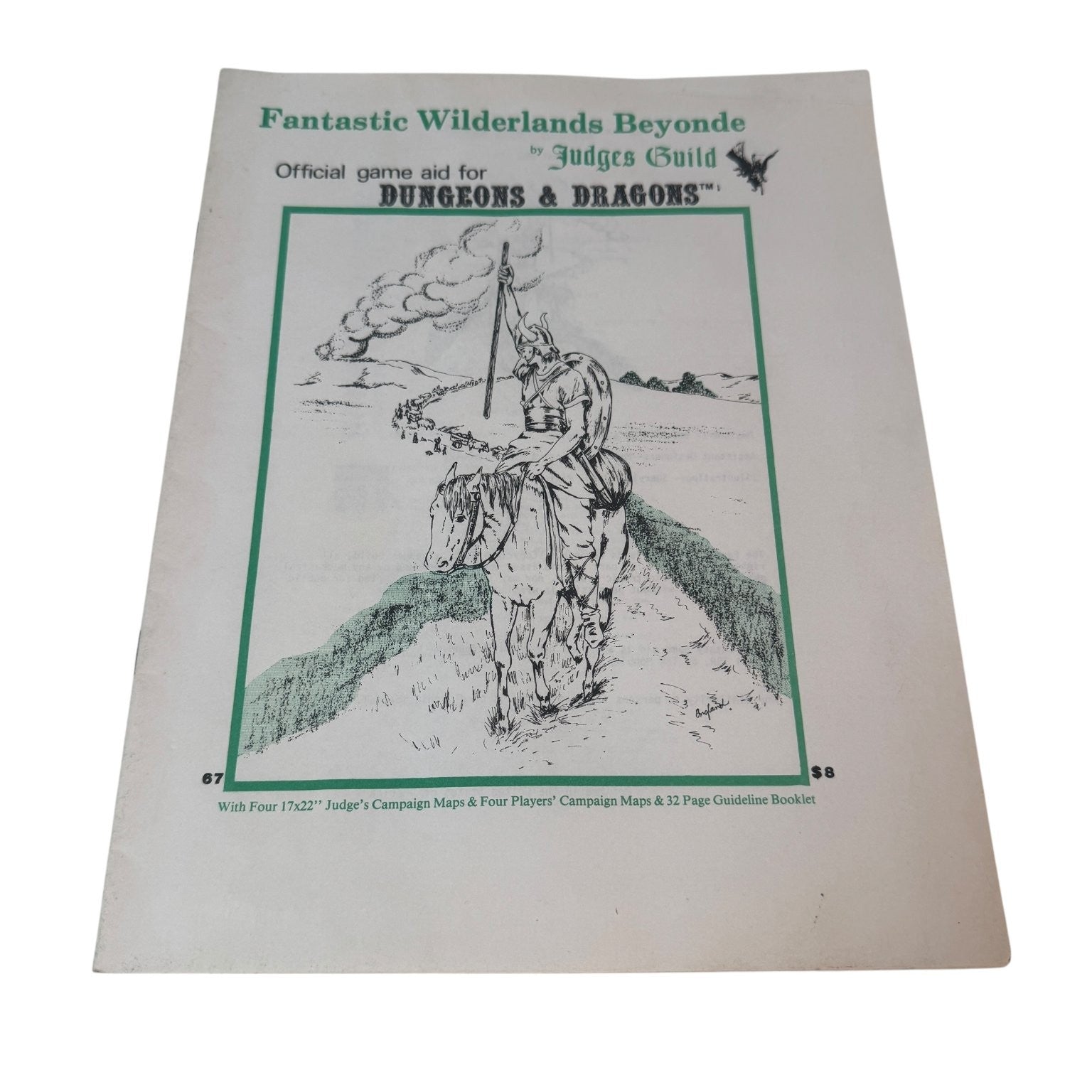 Dungeons & Dragons Fantastic Wilderlands Beyonde Judges Guild 1978 RPG Module