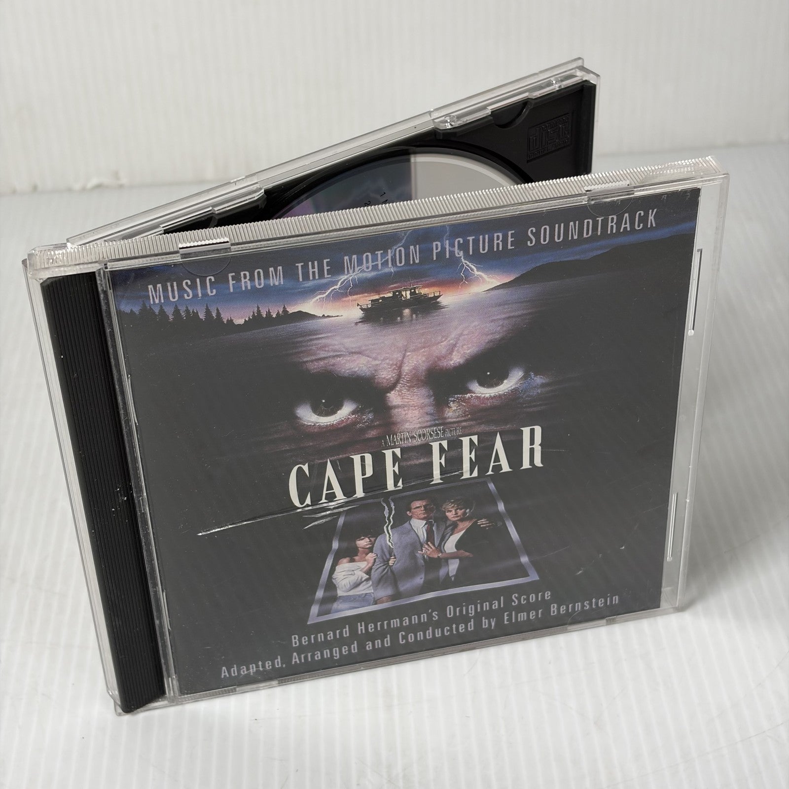 Cape Fear Motion Picture Soundtrack CD Bernard Herrmann Elmer Bernstein MCA 1991