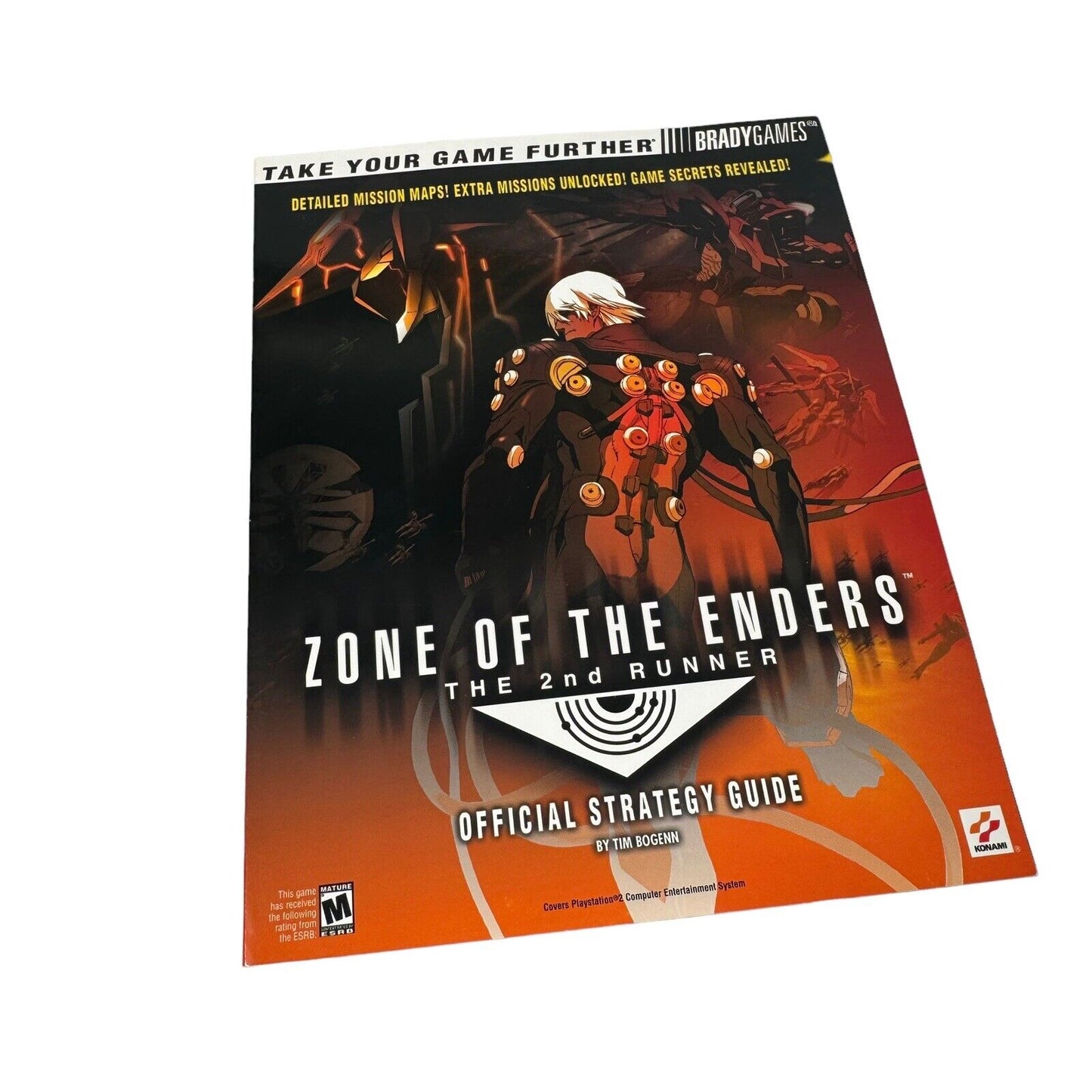 ZONE OF THE ENDERS THE 2ND RUNNER OFFICIAL STRATEGY GUIDE BRADY GAMES VTG 2003